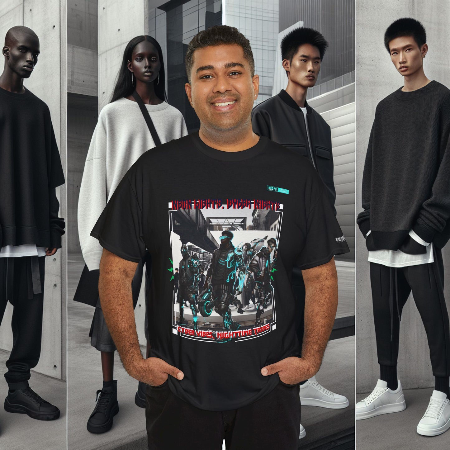 Unisex Heavy Cotton Tee_ N8+ Series USHOSTEE_ PT2WW003_ 01 Oct 2025_ Limited Edition Casual Wear by WesternWaves: