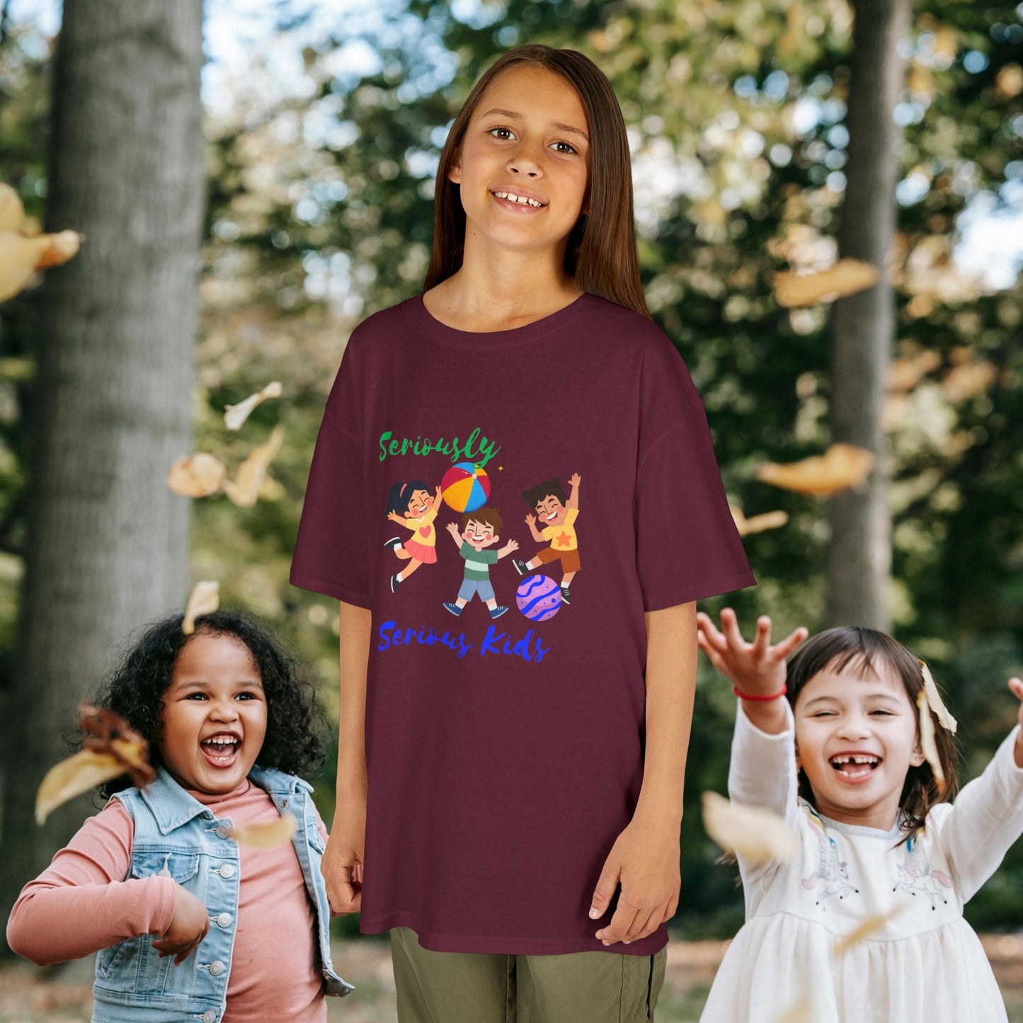 Kids Heavy Cotton™ Tee_ N3+ Series KHCT PT2WW001_ Limited Edition Durable Comfort for Every Adventure by WesternWaves: