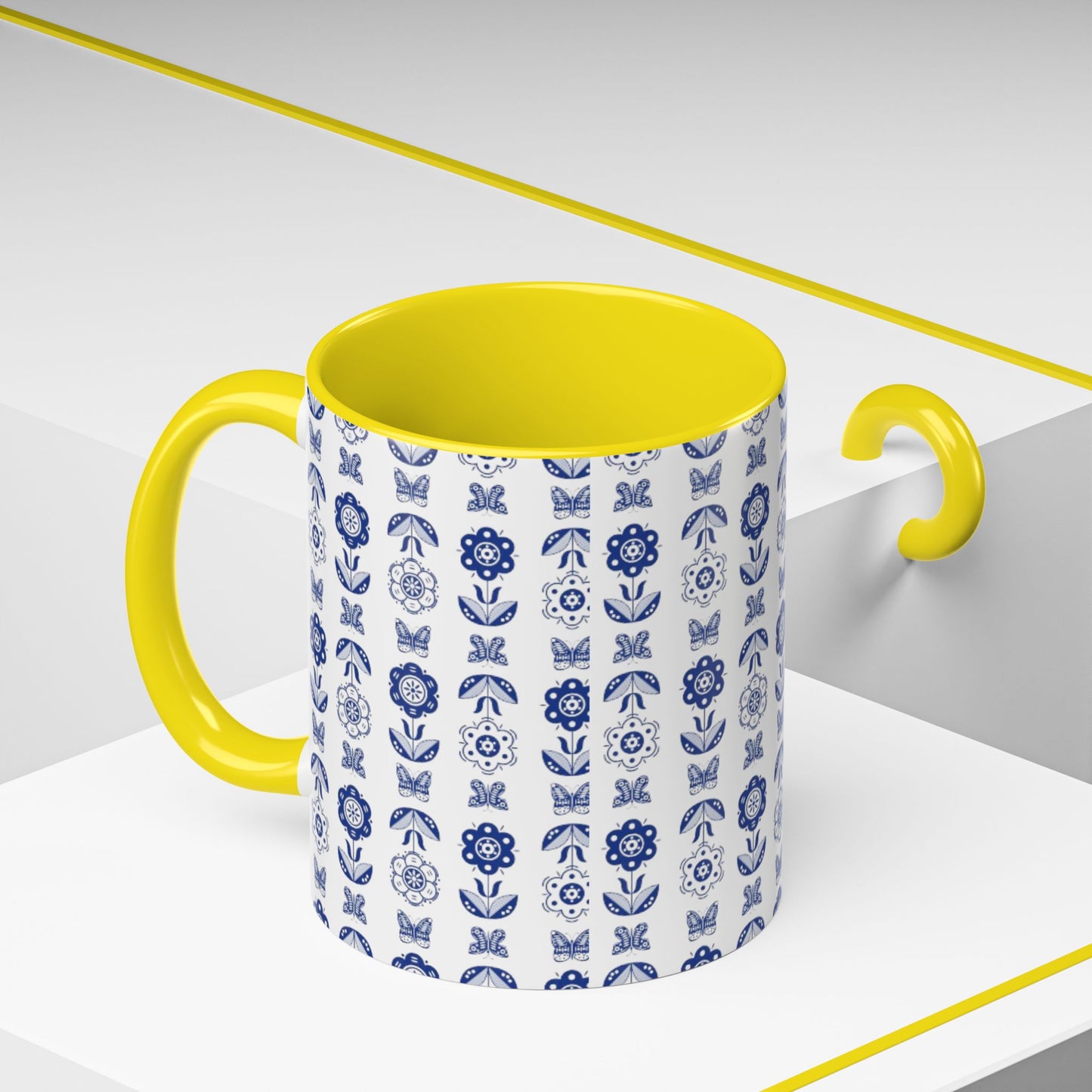 Accent Coffee Mug 11, 15oz_ N3+ Series ACM11OZ PT2WW016_ Limited Edition Perfect Blend of Style by WesternWaves:
