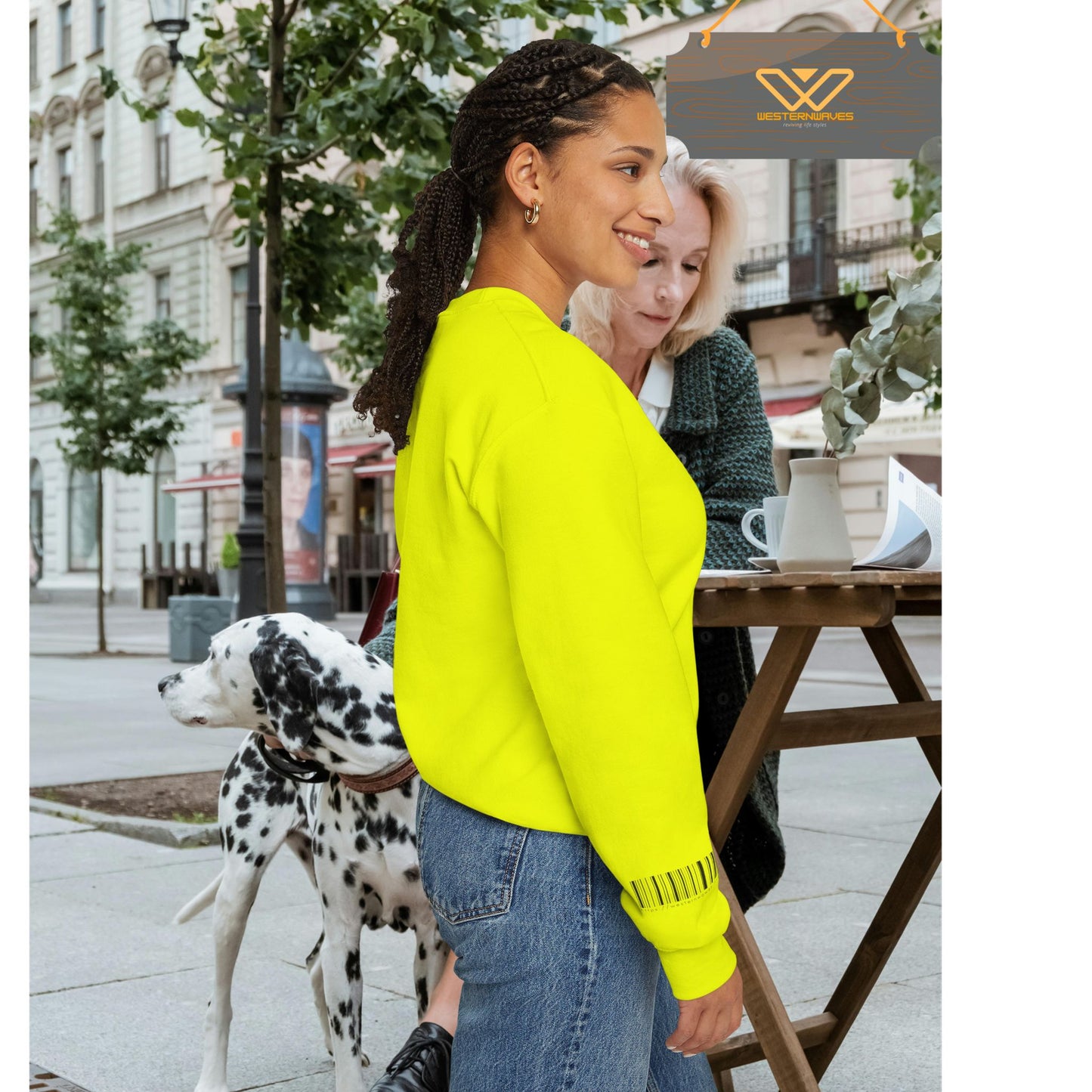 Unisex Heavy Blend™ Crewneck Sweatshirt_ N2+ Series UHBCSS PT2WW003_ Limited Edition Pure Luxury by WesternWaves: