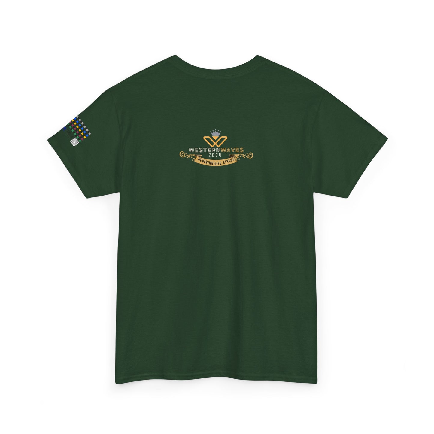 Unisex Heavy Cotton Tee_ Crafted from premium 100% cotton_ N+ Series UHCT PT2WV007_ Limited Edition by WesternWaves: