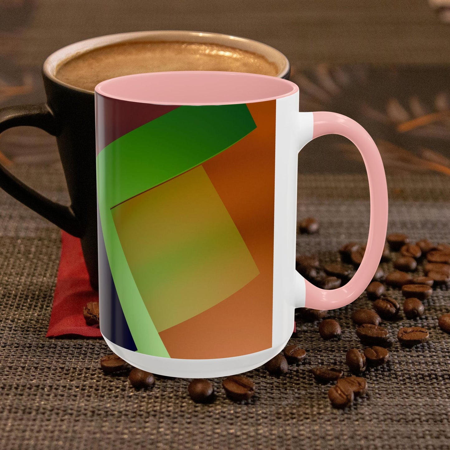 Accent Coffee Mug 11, 15oz_ N3+ Series ACM11OZ PT2WW018_ Limited Edition Perfect Blend of Style by WesternWaves: