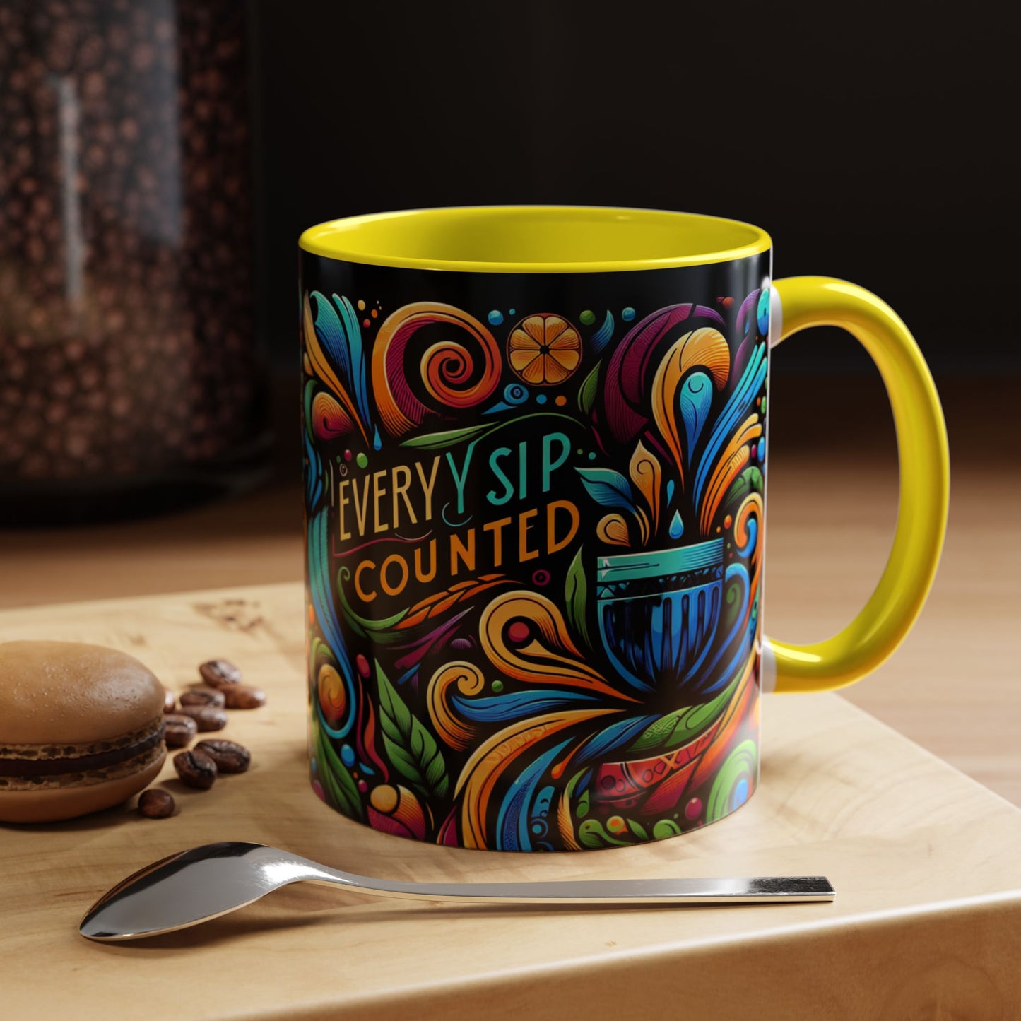 Accent Coffee Mug 11_ N3* Series ACM11OZ PT2WW022_ Limited Edition Perfect Blend of Style by WesternWaves: