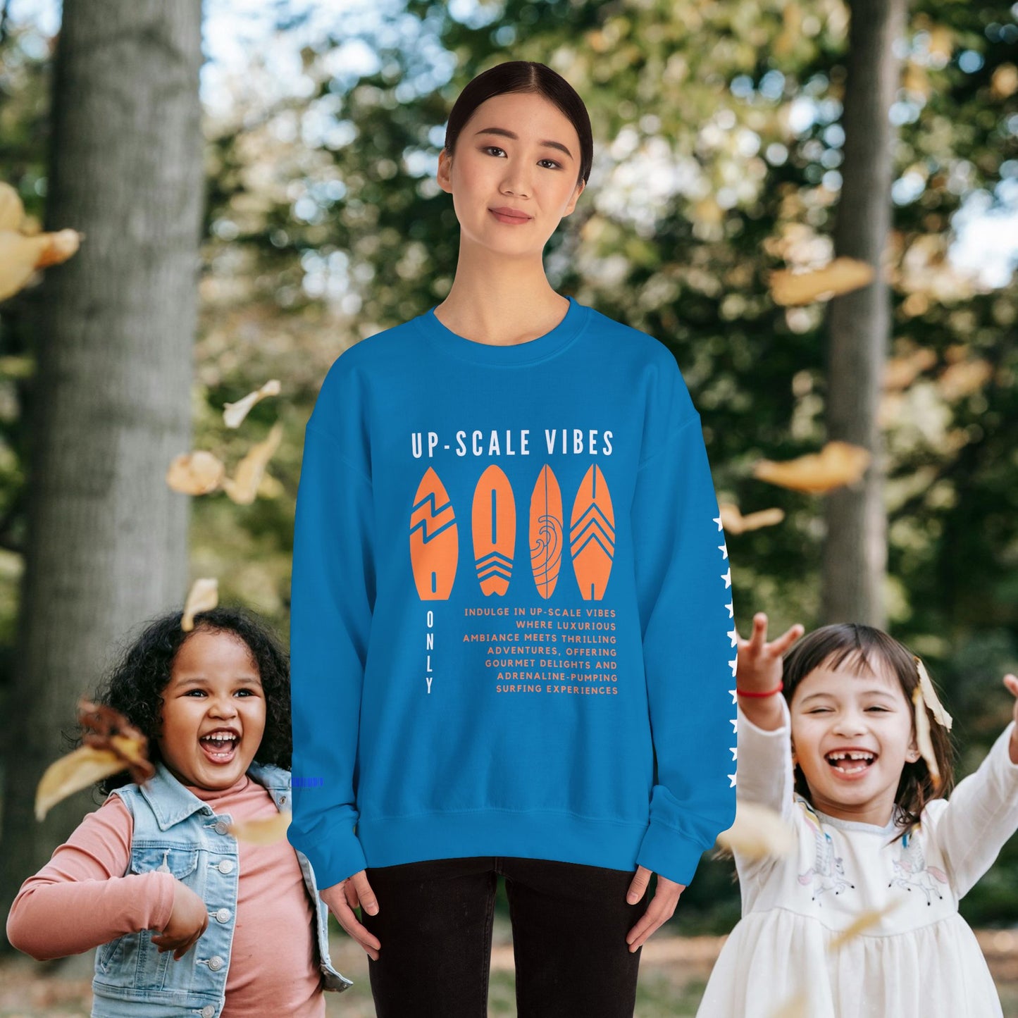 Unisex Heavy Blend™ Crewneck Sweatshirt_ N3+ Series UHBCSS PT2WW009_ Limited Edition Pure Luxury by WesternWaves: