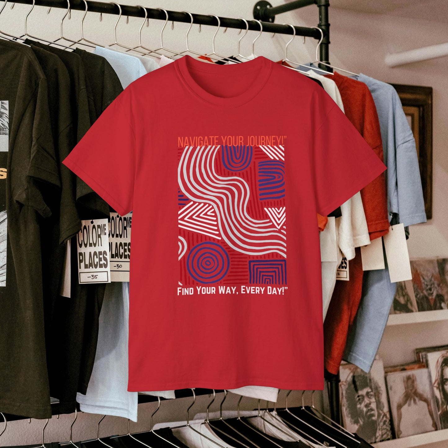 Unisex Ultra Cotton Tee_ Classic Comfort Unleashed_ N2+ Series USUCTEE PT2WW005_ Limited Edition Maximum Comfort & Style by WesternWaves:
