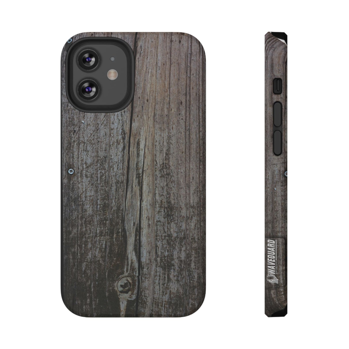 Impact-Resistant Tough Cases_ iPhone Case_ Series N8+ TCPCASE PT2WW006_ Limited Edition Wooden Grain Phone Case for iPhones by WesternWaves: