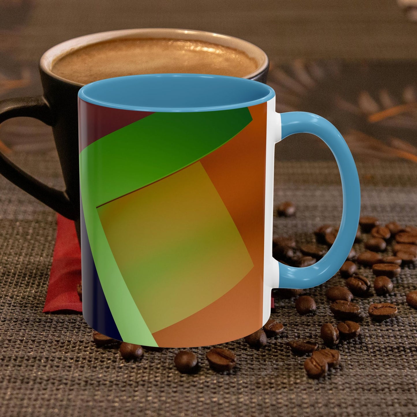Accent Coffee Mug 11, 15oz_ N3+ Series ACM11OZ PT2WW018_ Limited Edition Perfect Blend of Style by WesternWaves: