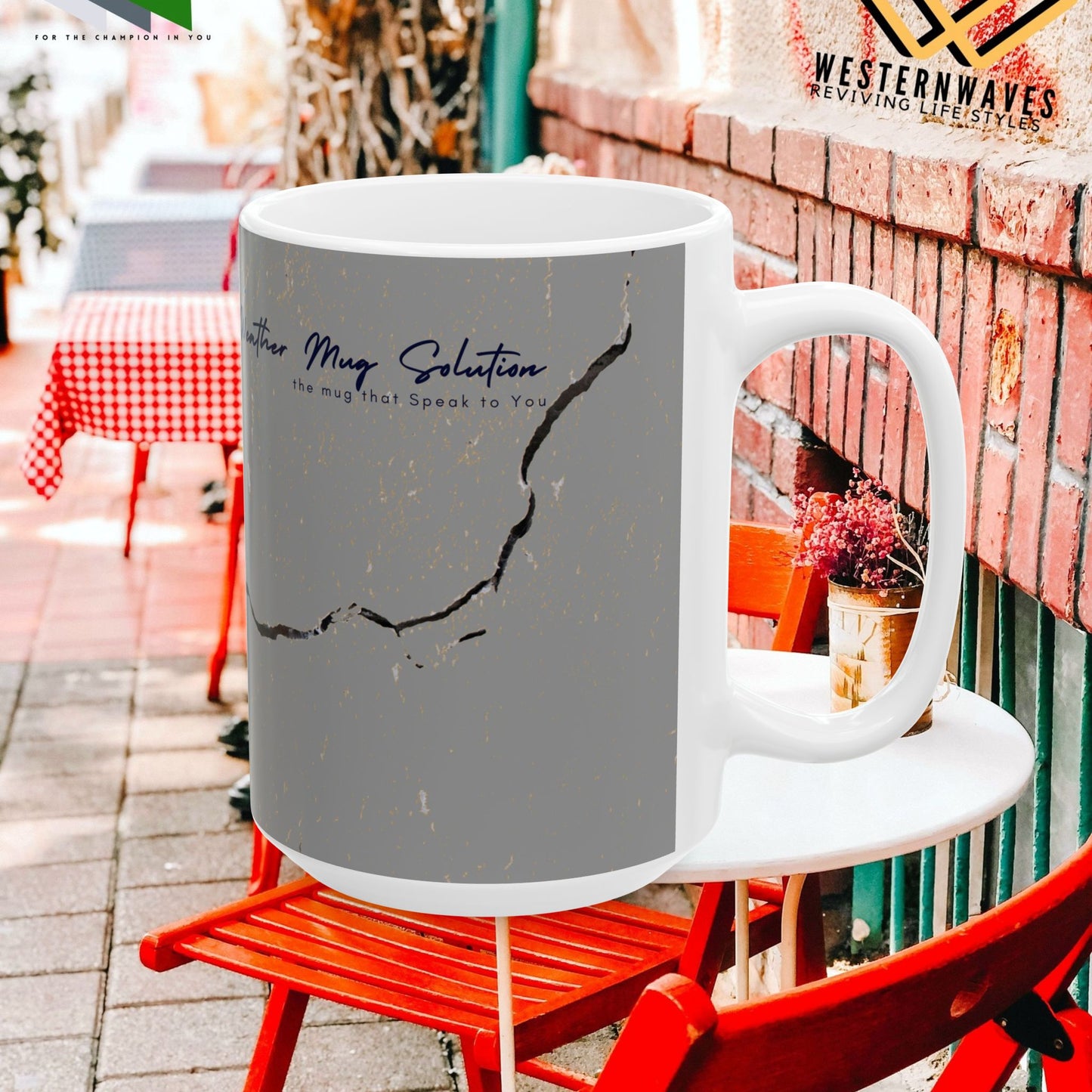 Ceramic Mug, (11oz, 15oz)_ N3+ Series CM10OZ&15OZ PT2WW001_ Limited Edition by WesternWaves: