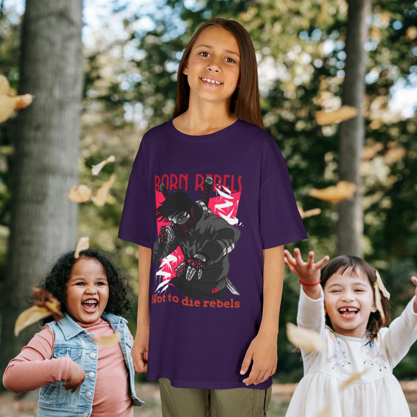 Kids Heavy Cotton™ Tee_ N3+ Series KHCT PT2WW004_ Limited Edition Durable Comfort for Every Adventure by WesternWaves: