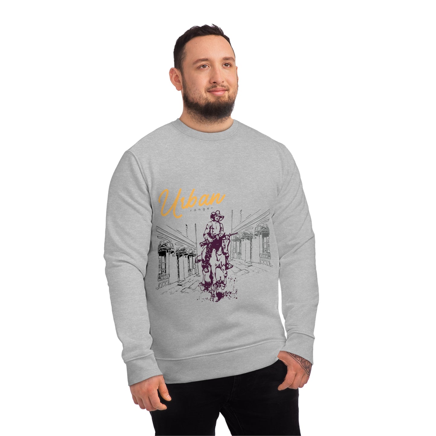 Unisex Changer Sweatshirt_ N2+ Series USCSS PT2WW001_ Limited Edition Fashion-forward Design by WesternWaves: