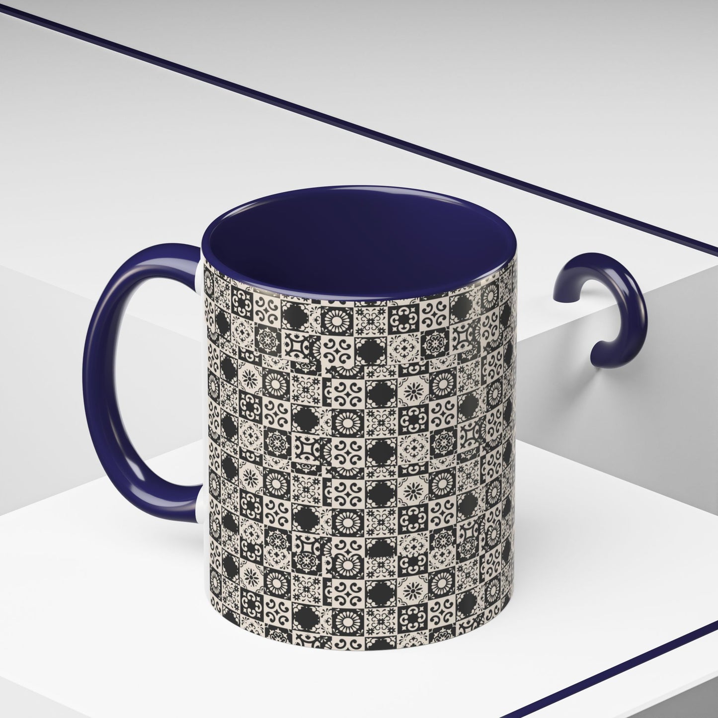 11oz Accent Mug_ N2 Series 11OZACM PT2WW001_ Limited Edition Perfect Blend of Style by WesternWaves: