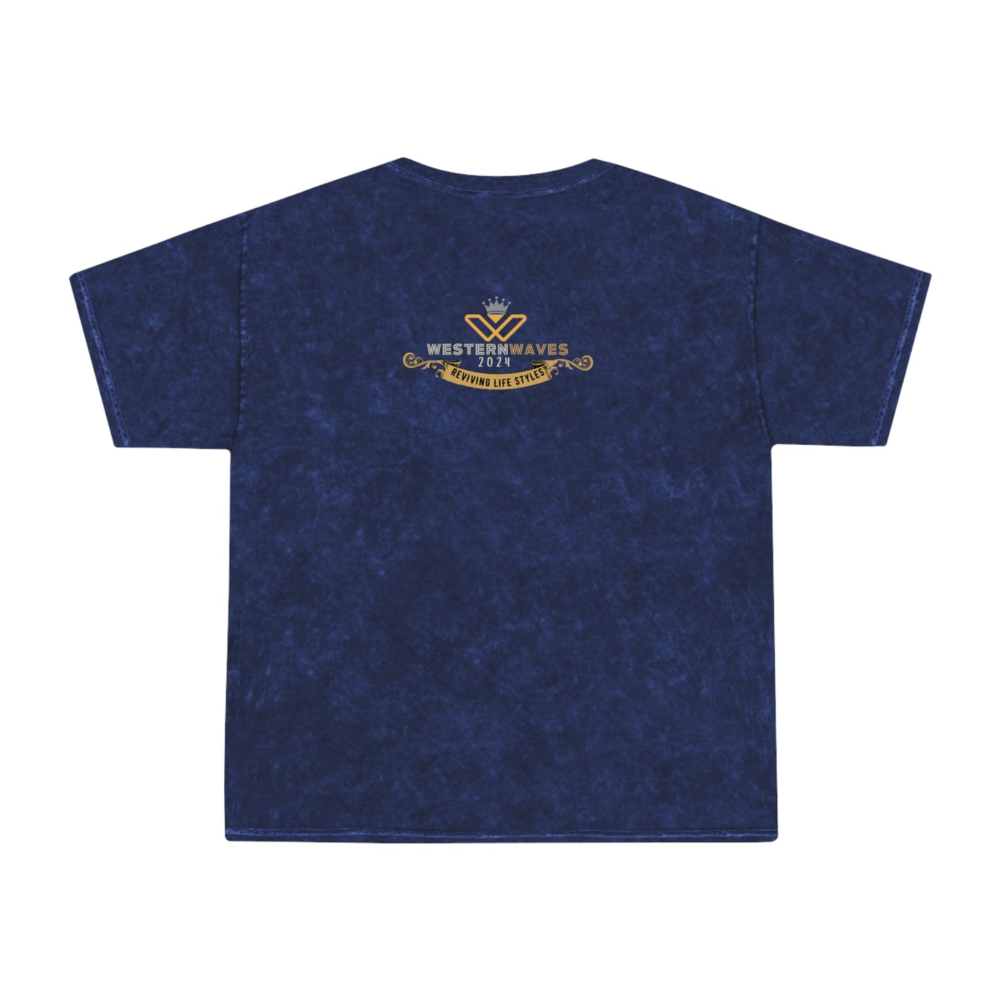 Unisex Mineral Wash T-Shirt_ N+ Series UMWTS PT2WW003_ Limited Edition Retro Revival Experience by WesternWaves: