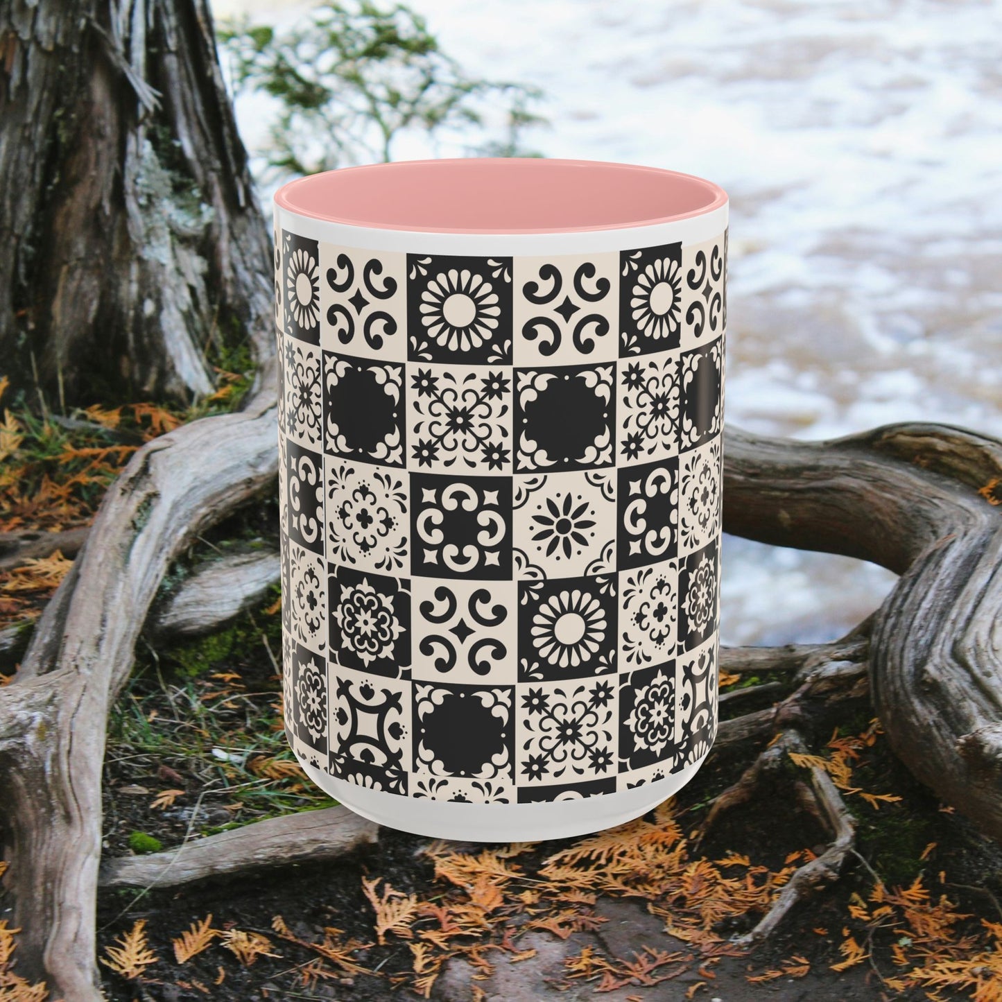 Accent Coffee Mug (11, 15oz)_ N+ Series ACMUG PT2WW004_ Limited Edition Mug by WesternWaves