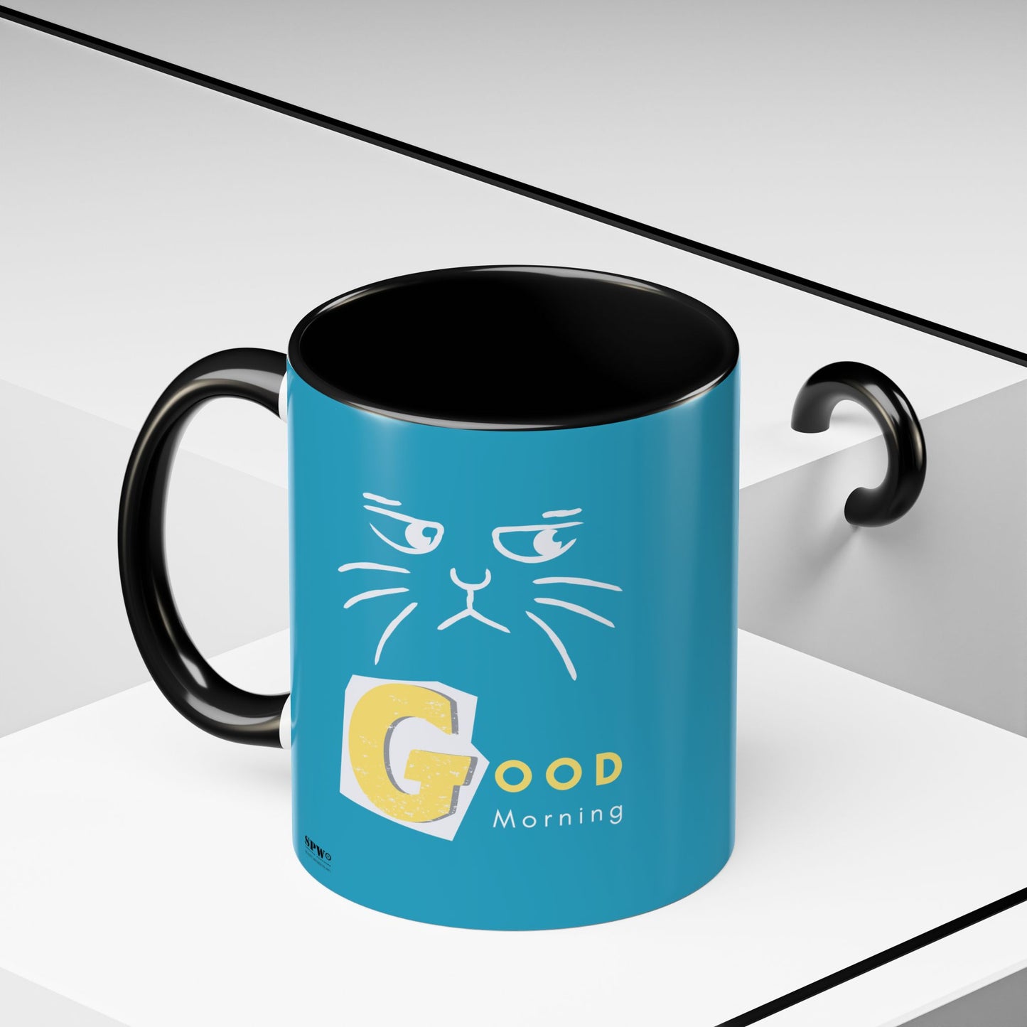 Accent Coffee Mug (11, 15oz)_ N+ Series ACMUG PT2WW006_ Limited Edition Mug by WesternWaves