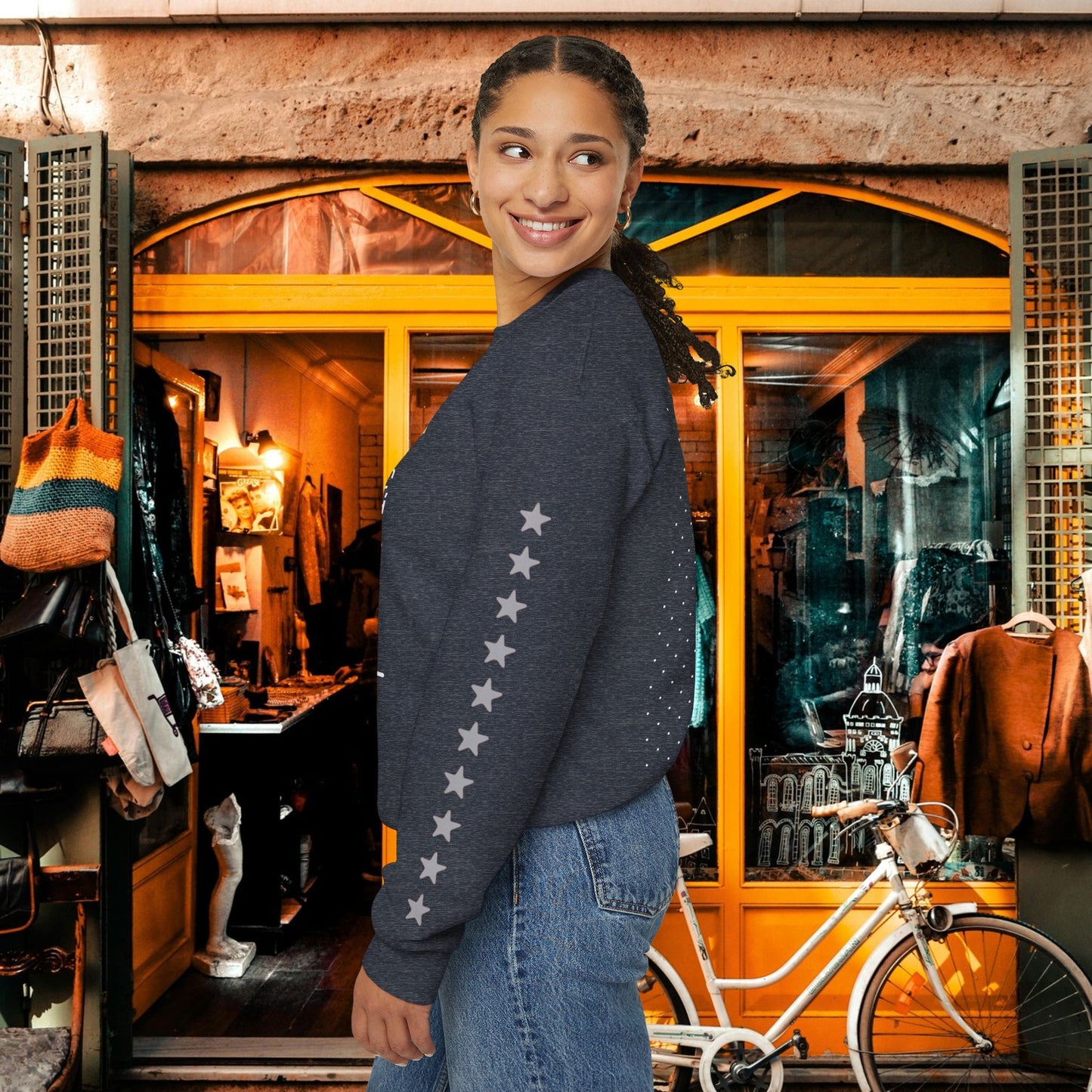 Unisex Heavy Blend™ Crewneck Sweatshirt_ N2 Series UHBCSS PT2WW019_ Limited Edition Pure Luxury By WesternWaves: