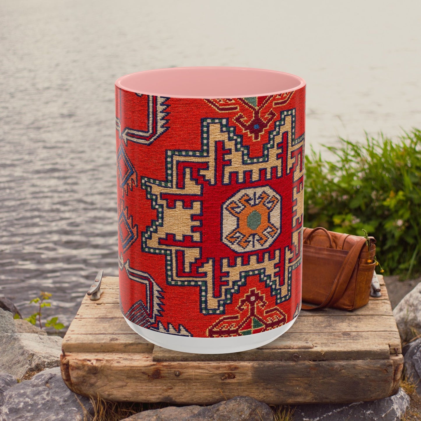 Accent Coffee Mug 11, 15oz_ N3+ Series ACM11OZ PT2WW019_ Limited Edition Perfect Blend of Style by WesternWaves: