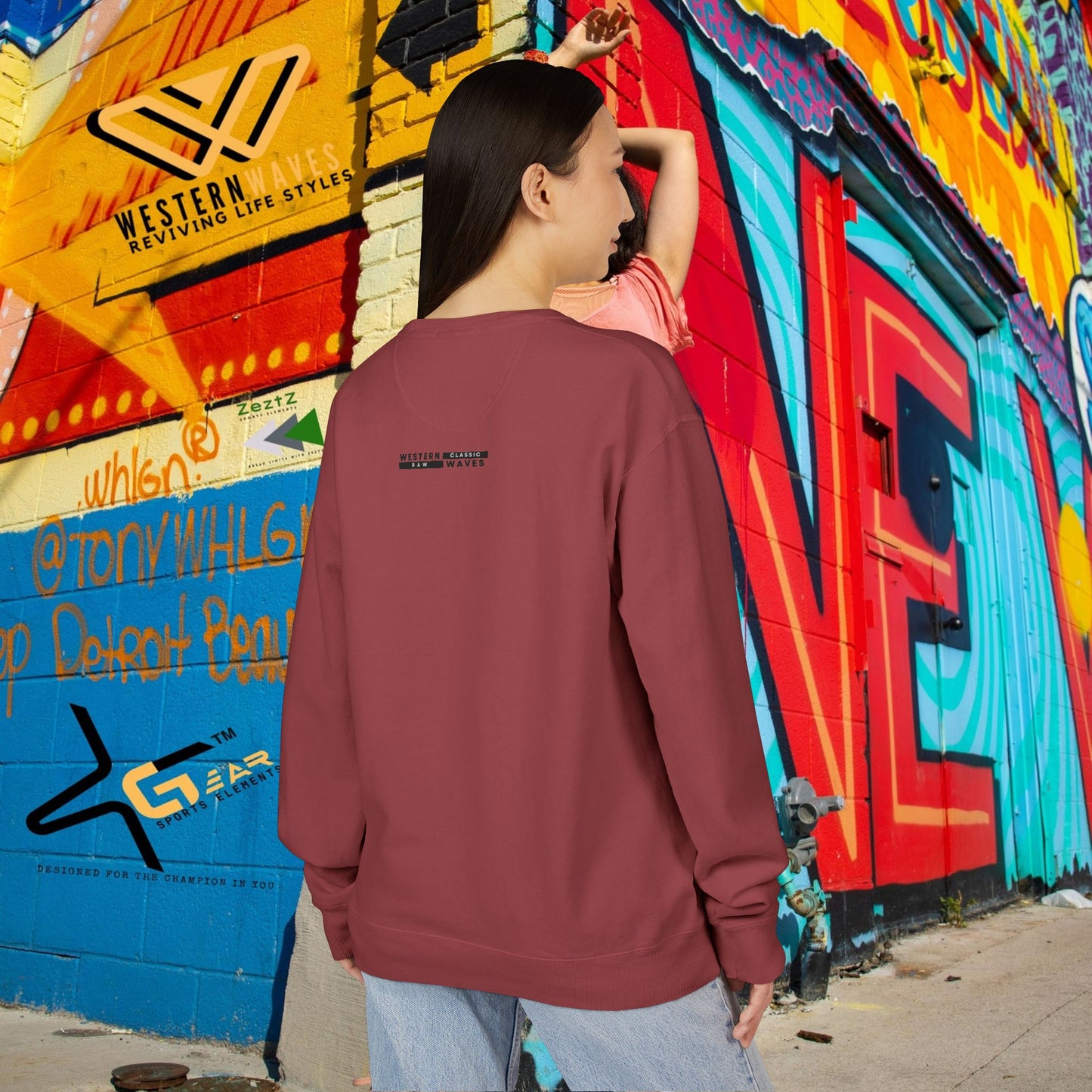 Crewneck Sweatshirt_ N7* Series CNSS PT2WW001_ Limited Edition Gift for Her, by WesternWaves: