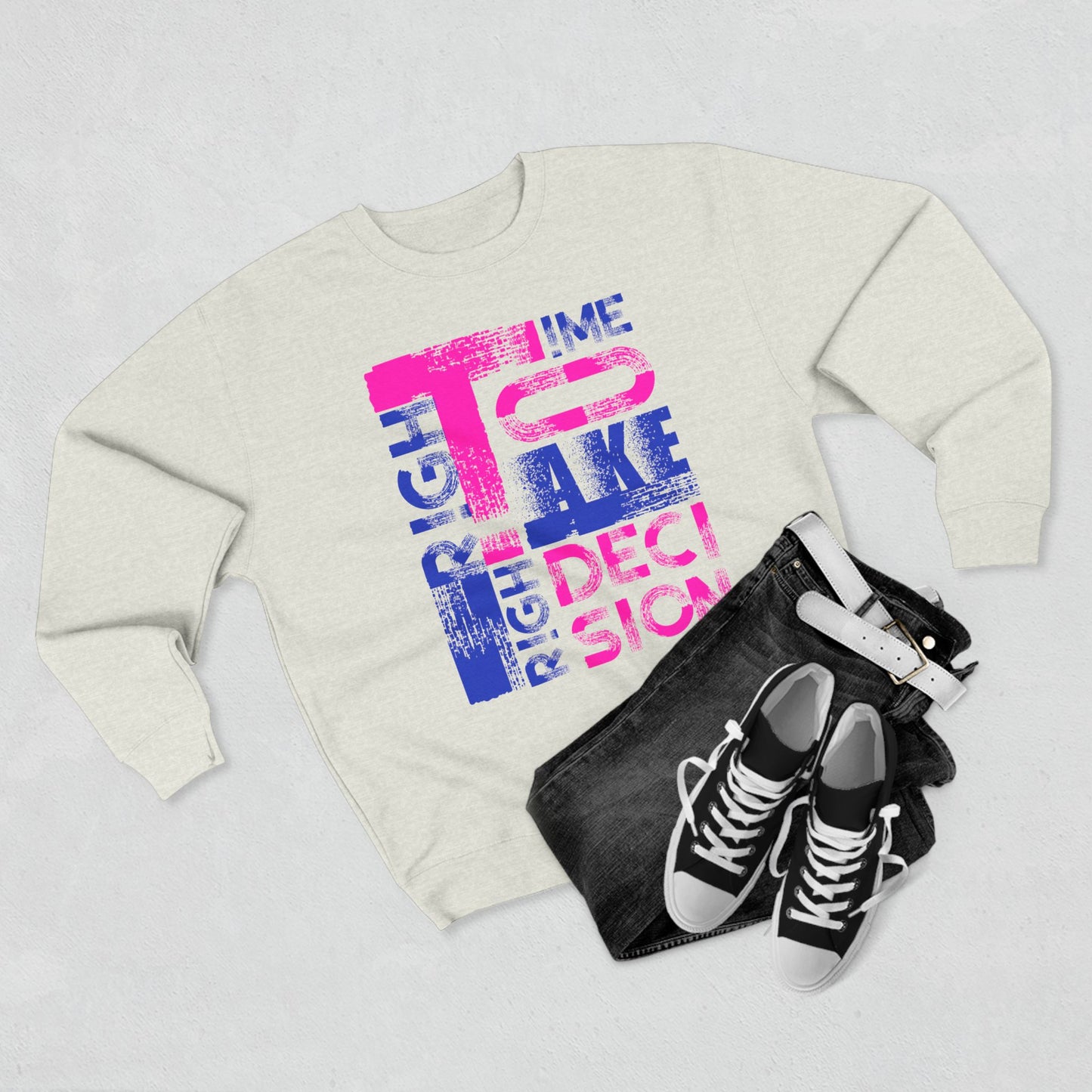 Unisex Crewneck Sweatshirt_ N3+ Series USCNSS PT2WW002_ Limited Edition Softness, Warmth & Durability by WesternWaves: