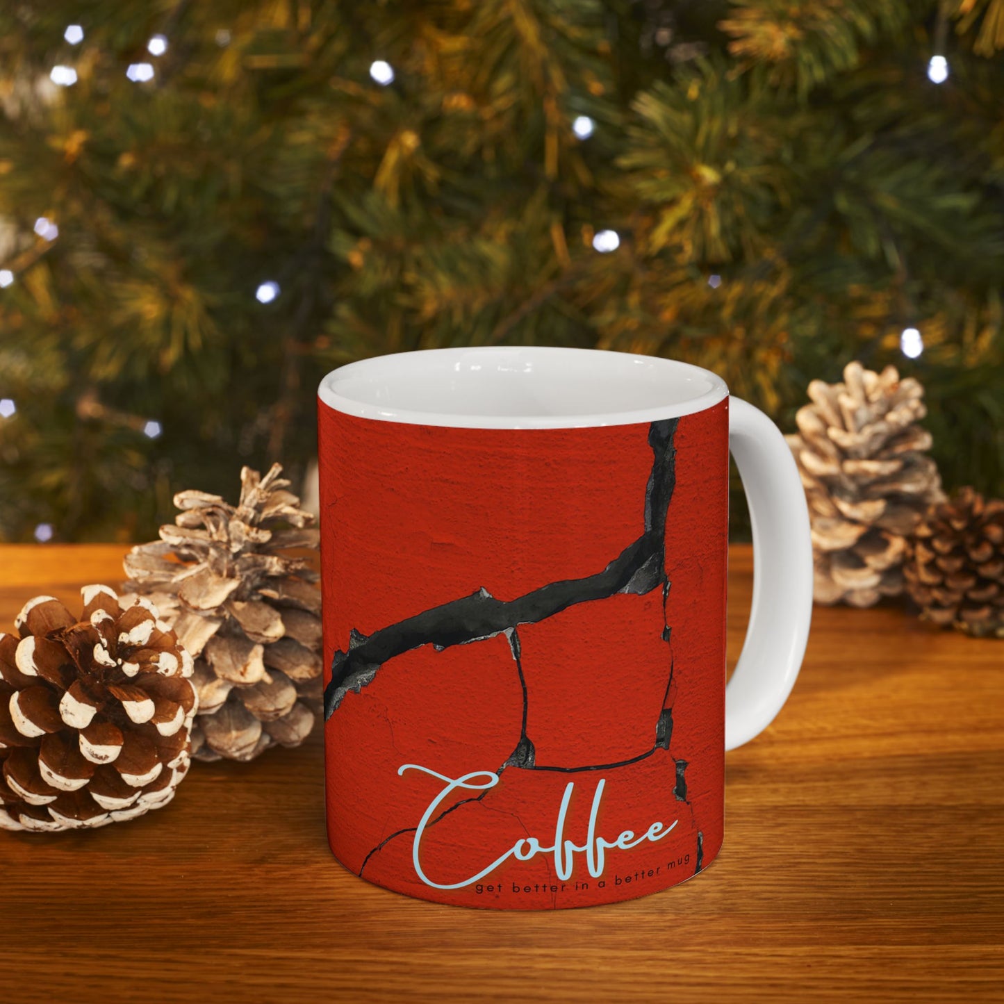 Ceramic Mug (11oz, 15oz)_ N3+ Series CM11, 15OZ PT2WW009_ Limited Edition Ceramic Masterpiece by WesternWaves: