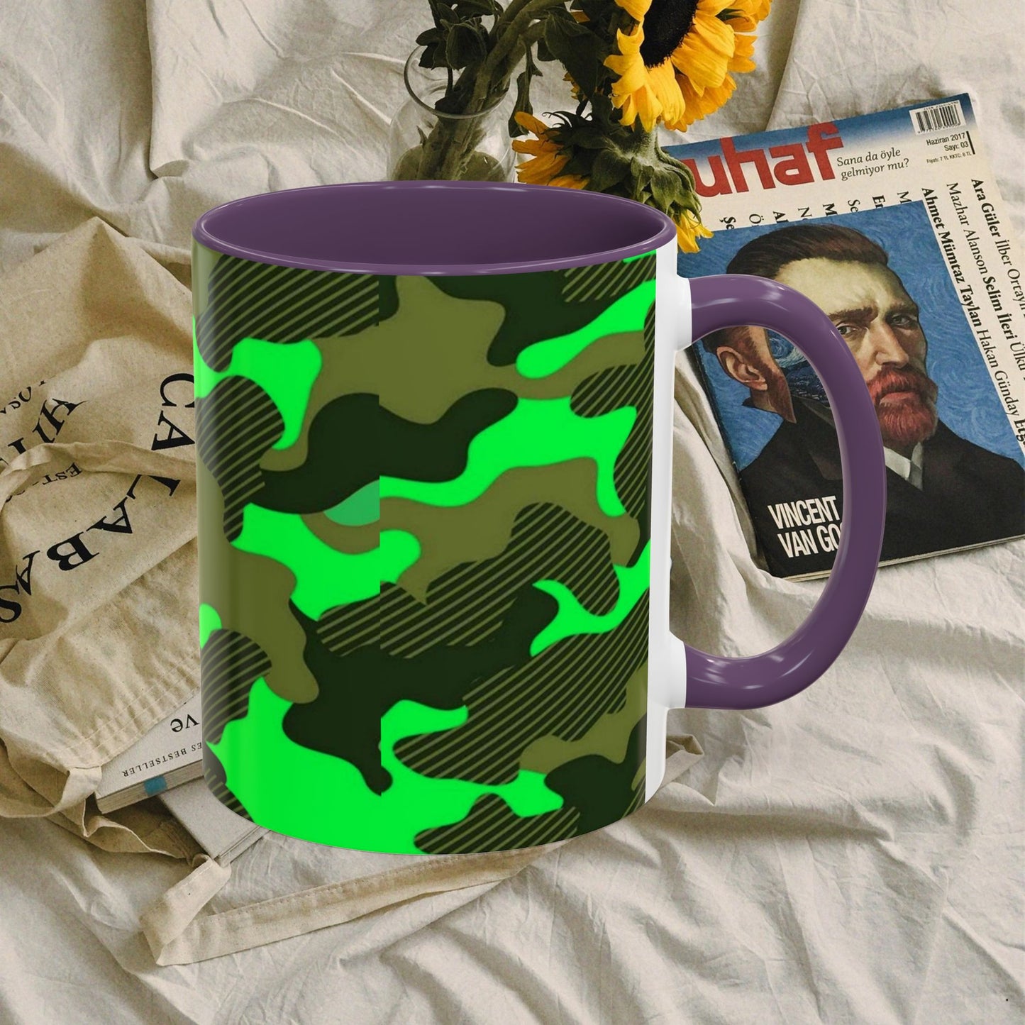 Accent Coffee Mug (11, 15oz)_ N2 Series ACMUG PT2WW004_ Limited Edition Mug by WesternWaves: