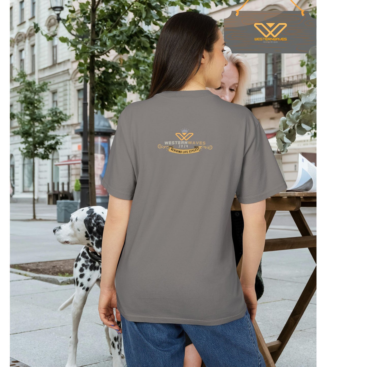 Unisex Heavy Faded Tee_ N3+ Series USHFTEE PT2WW002_ Vintage Vibes Limited Edition Tee by WesternWaves