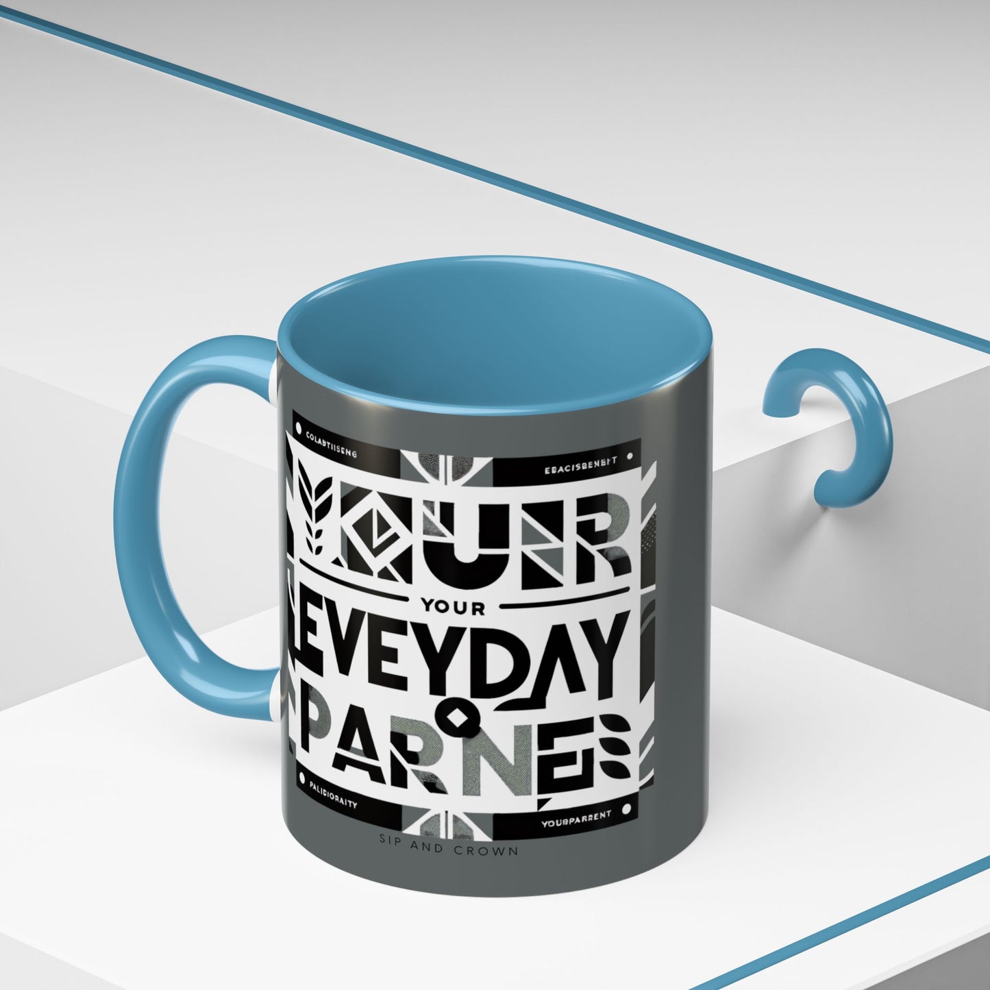 Accent Coffee Mug 11oz _ N3* Series ACM11OZ PT2WW021_ Limited Edition Perfect Blend of Style by WesternWaves: