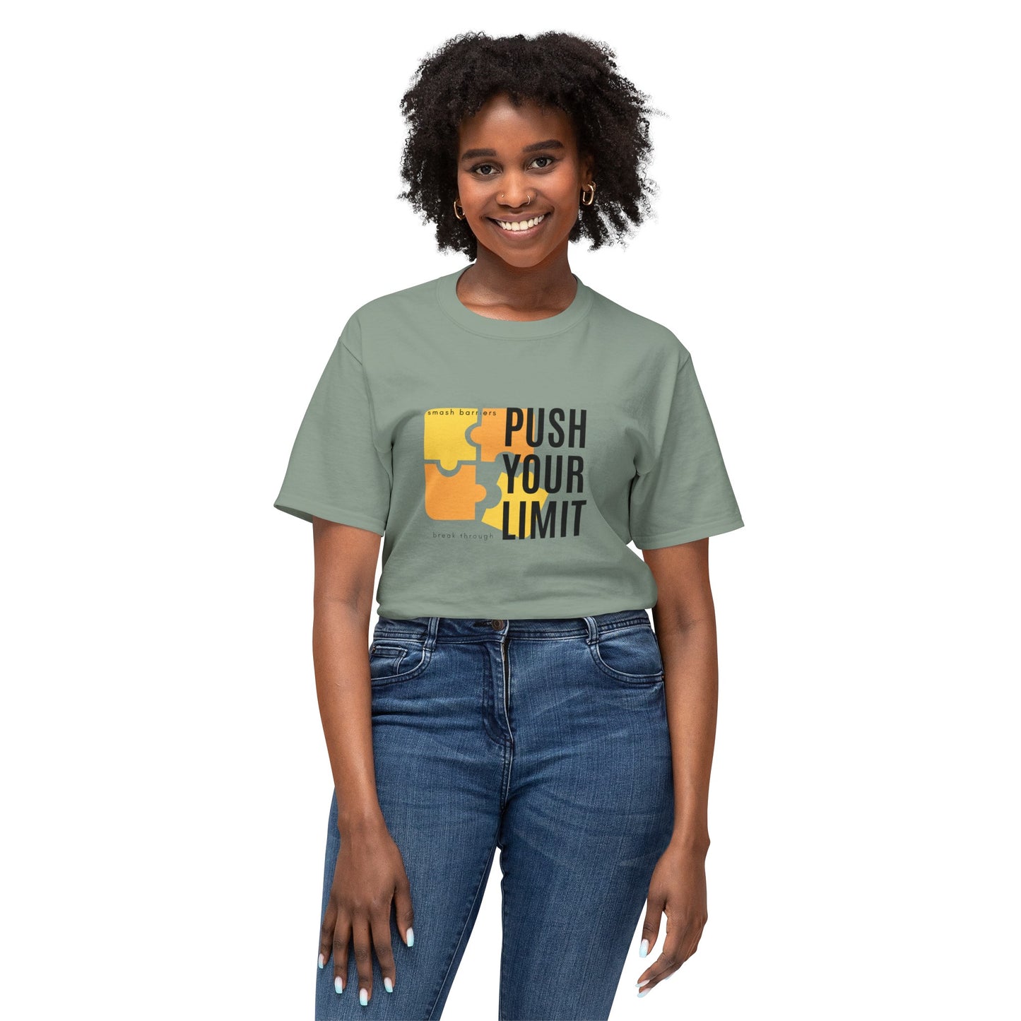 Unisex HD Cotton™ T-shirt_ N+ Series USHDCTS PT2WW001_ Limited Edition Unisex HD Cotton™ T-shirt by WesternWaves: