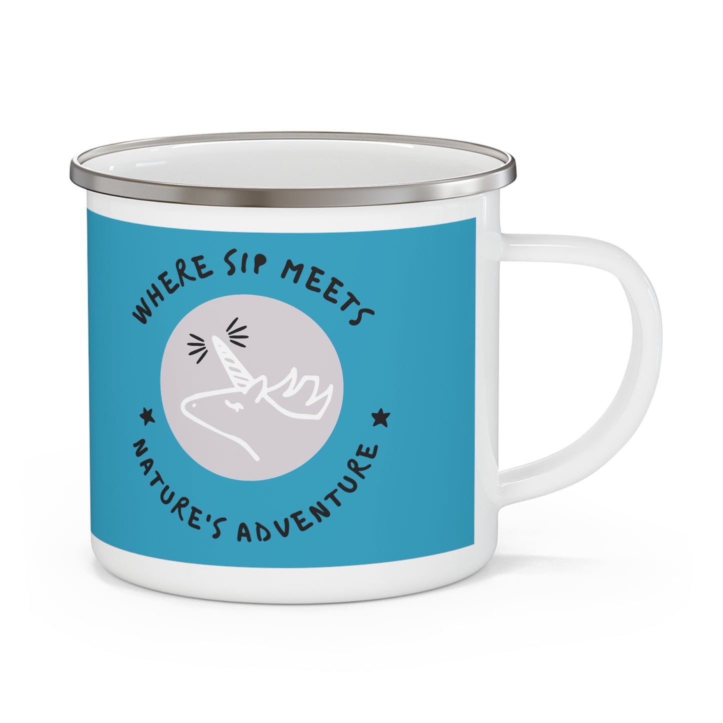 Enamel Camping Mug_ N3+ Series ECMUG PT2WW001_ Limted Edition by WesternWaves: