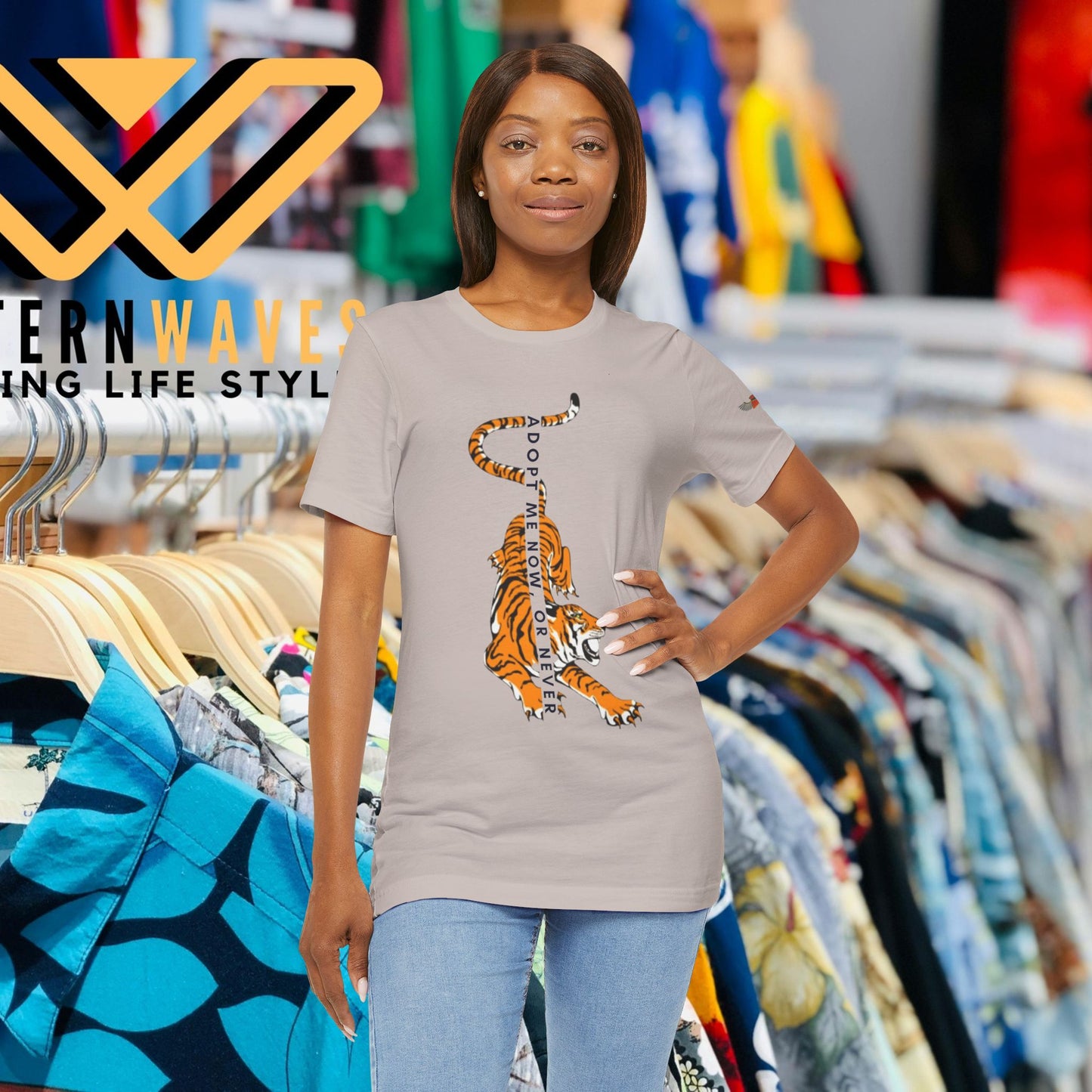 Unisex Jersey Short Sleeve Tee_ N2 Series PT2WW003_Limited Edition by WesternWaves: