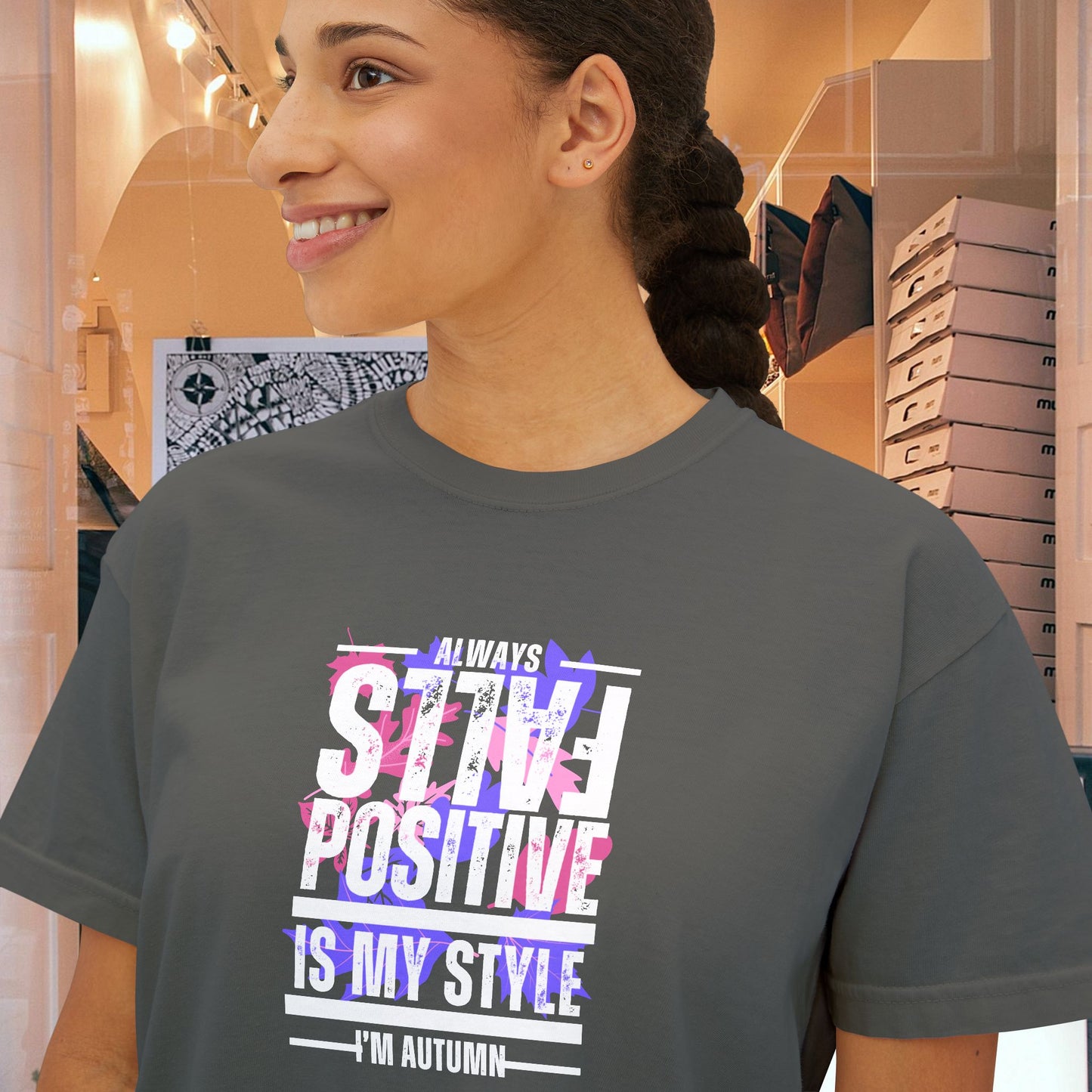 Women's Boxy Tee – N3+ Series WBTEE PT2WW002_ limited edition Sophistication for Any Occasion by WesternWaves: