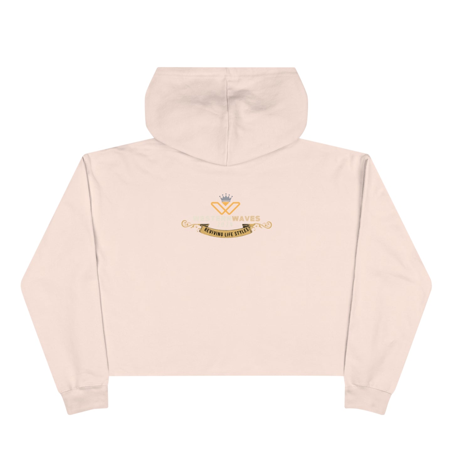 Crop Hoodie_ N2+ Series CH PT2WW001_ Limited Edition Stylish Comfort & Chic Design by WesternWaves: