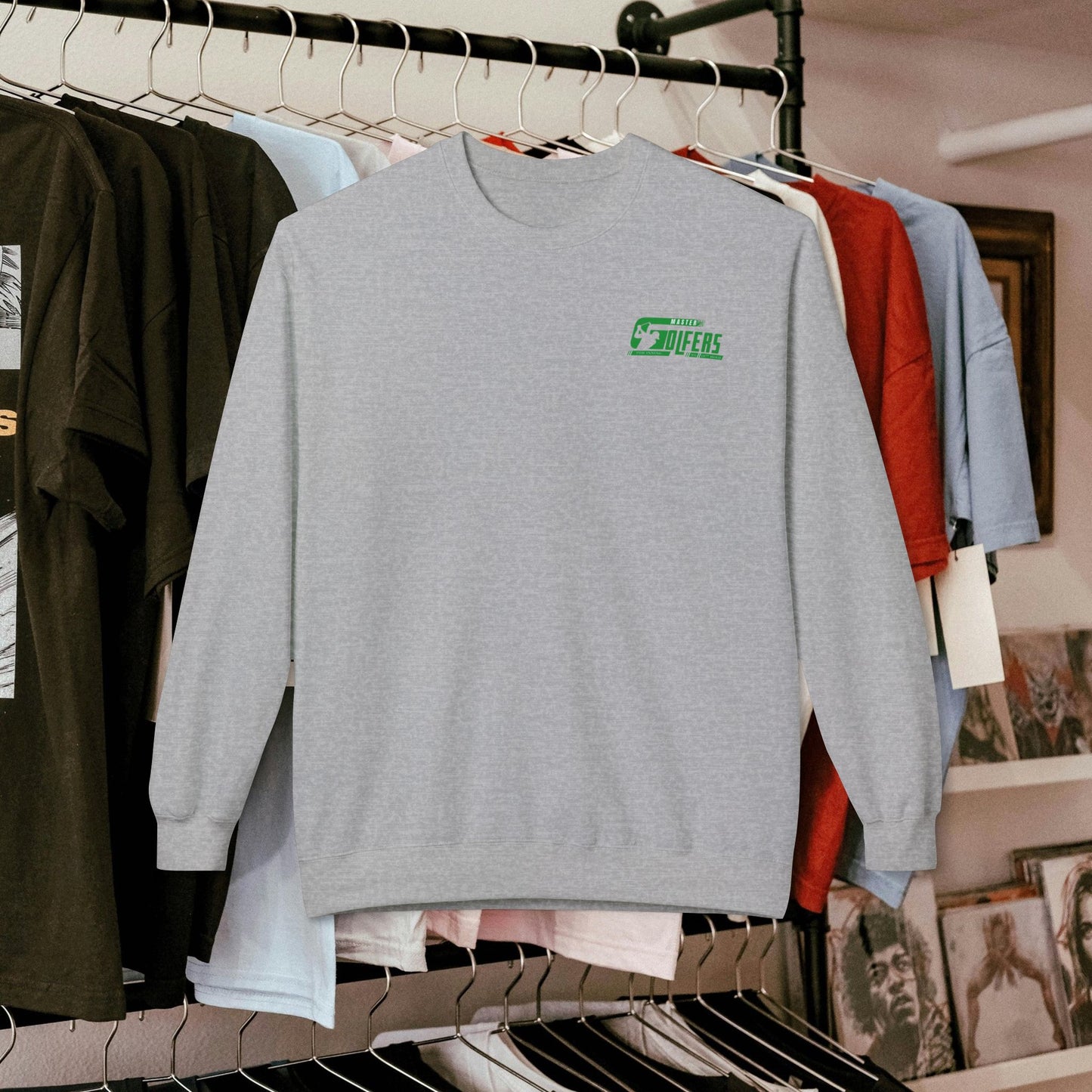 Cozy Unisex Fleece Crewneck Sweatshirt_ 06 Sep 2025_ Ideal for Casual Wear, Gift for Friends, Year-Round Comfort, Perfect for Holidays and Celebrations