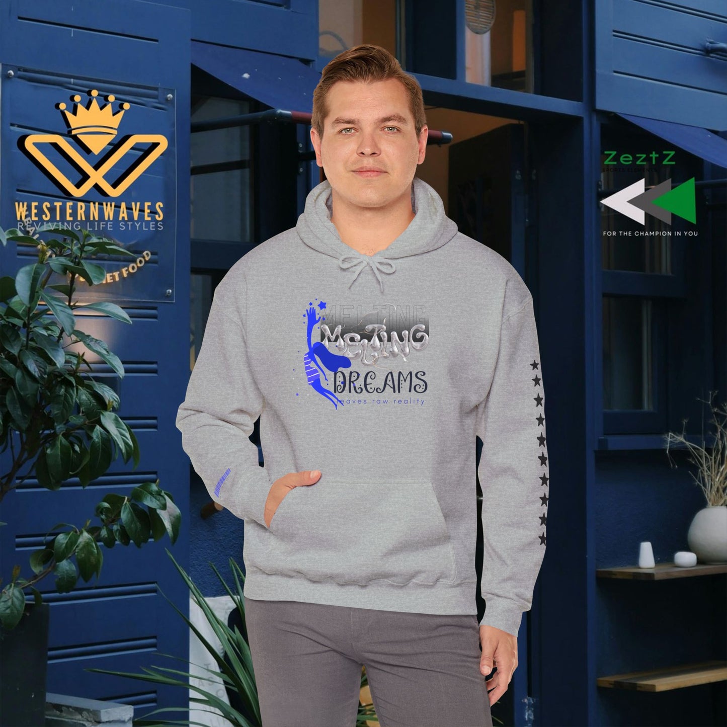 Unisex Heavy Blend™ Hooded Sweatshirt_ N3+ Series USHBHSS PT2WW006_ Limited Edition Pinnacle of Comfort & Style by WesternWaves: