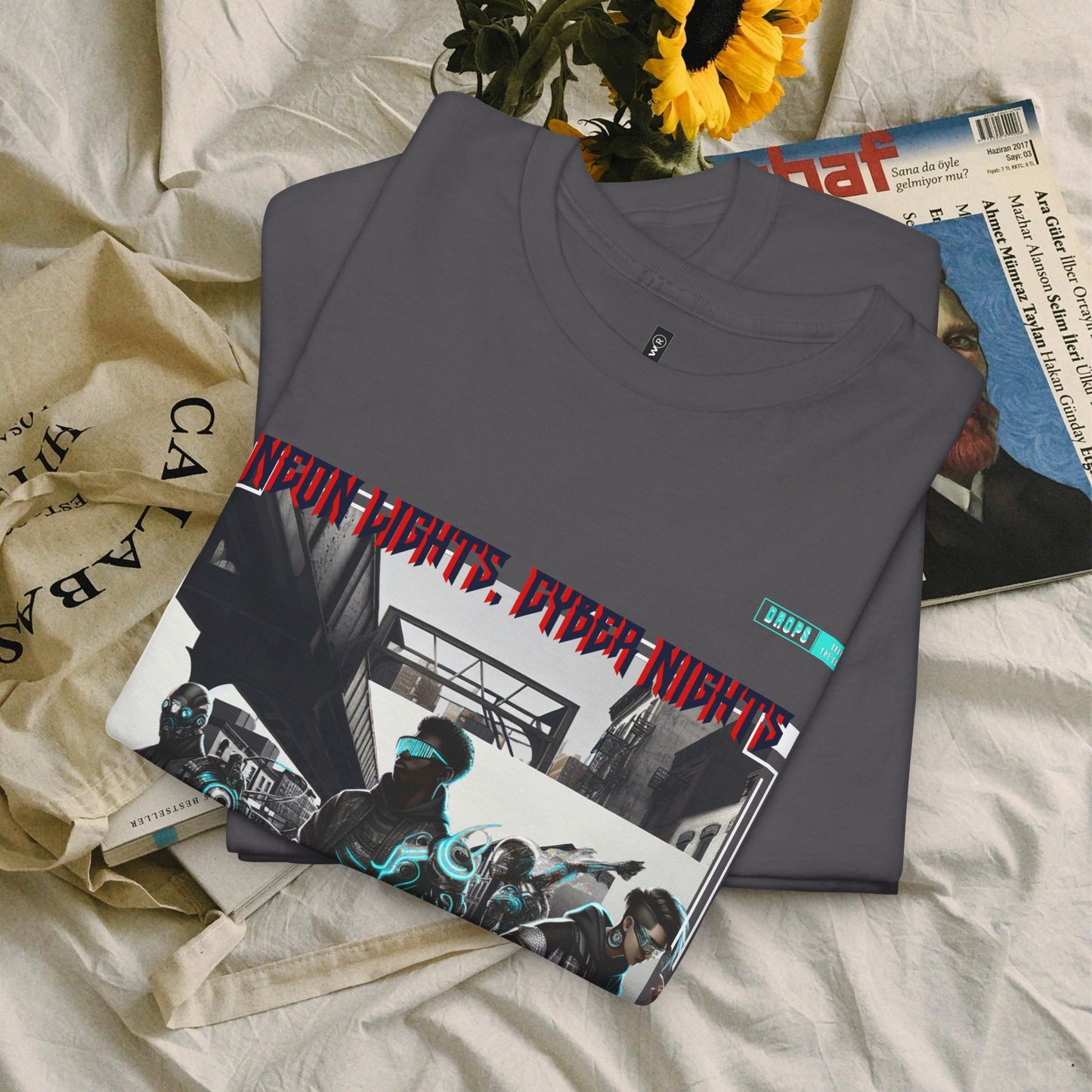 Unisex Heavy Cotton Tee_ N8+ Series USHOSTEE_ PT2WW003_ 01 Oct 2025_ Limited Edition Casual Wear by WesternWaves: