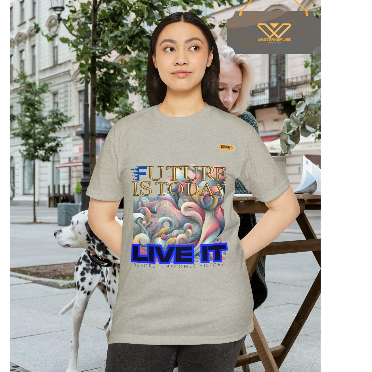 Unisex CVC Jersey T-shirt_ 16 June 2025_ Limited Edition Casual Fashion by WesternWaves: