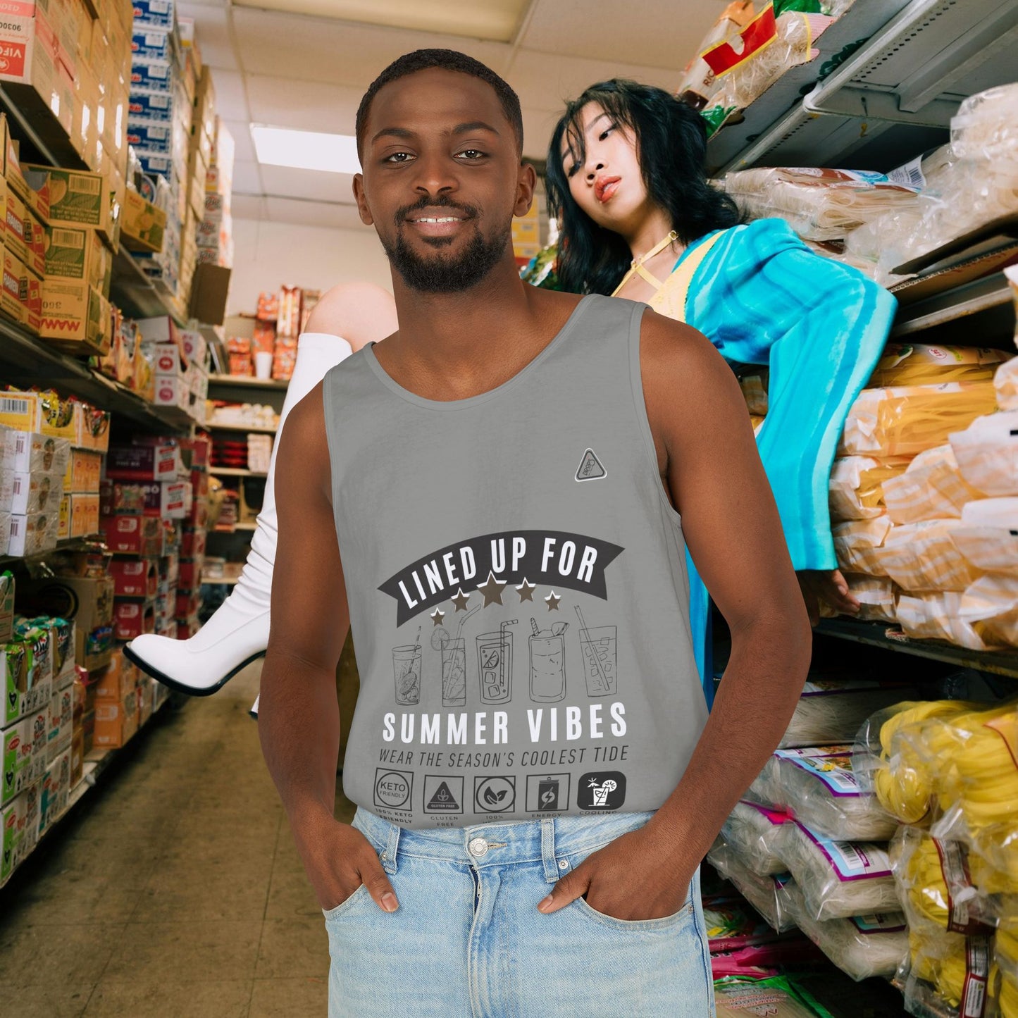 Unisex Garment-Dyed Tank Top_ Series N7* USDYEDTTOPS PT2WW001_ Limited Edition by WesternWaves: