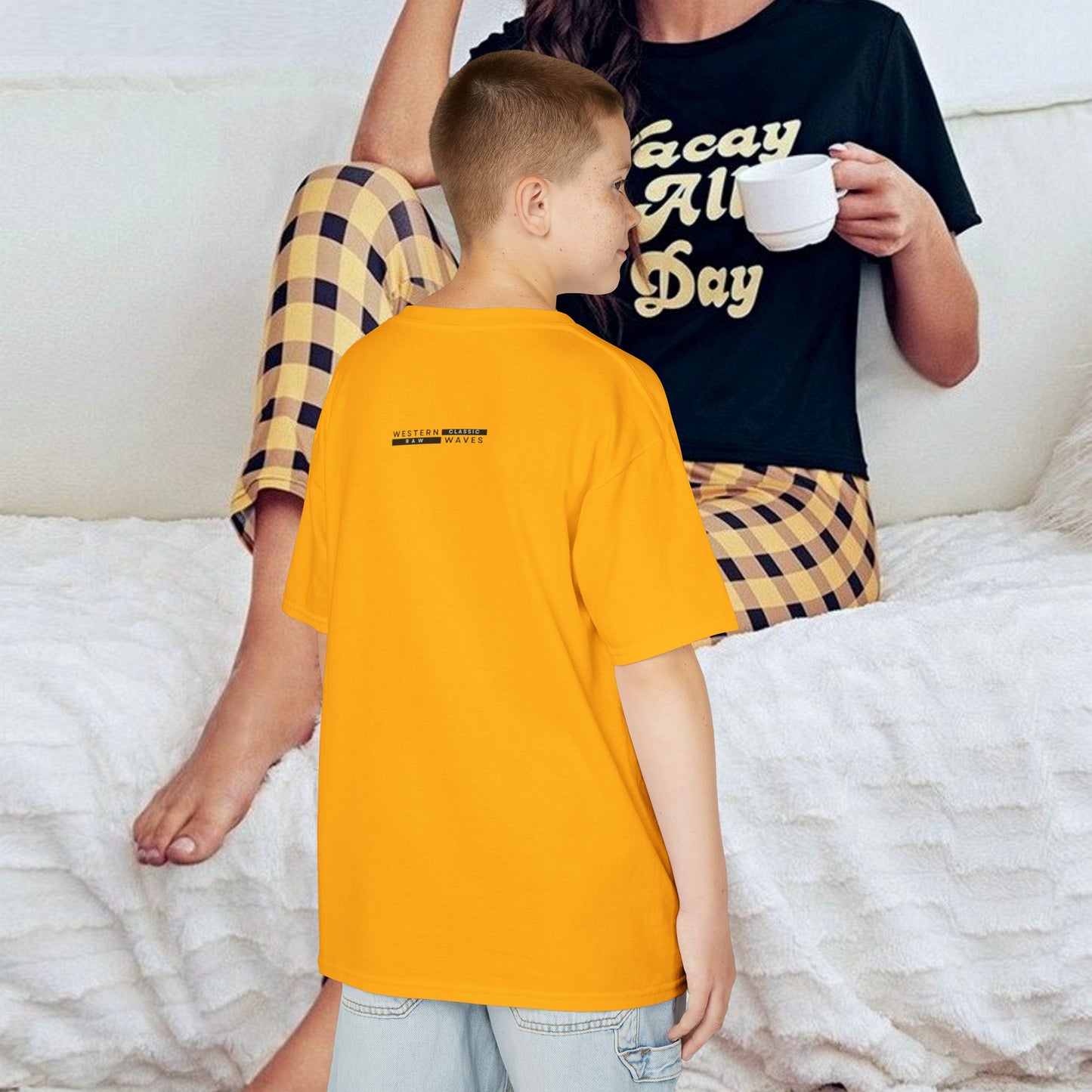 Kids Heavy Cotton™ Tee_ N2 Series KHCT PT2WW0011_ Limited Edition Durable Comfort for Every Adventure by WesternWaves:
