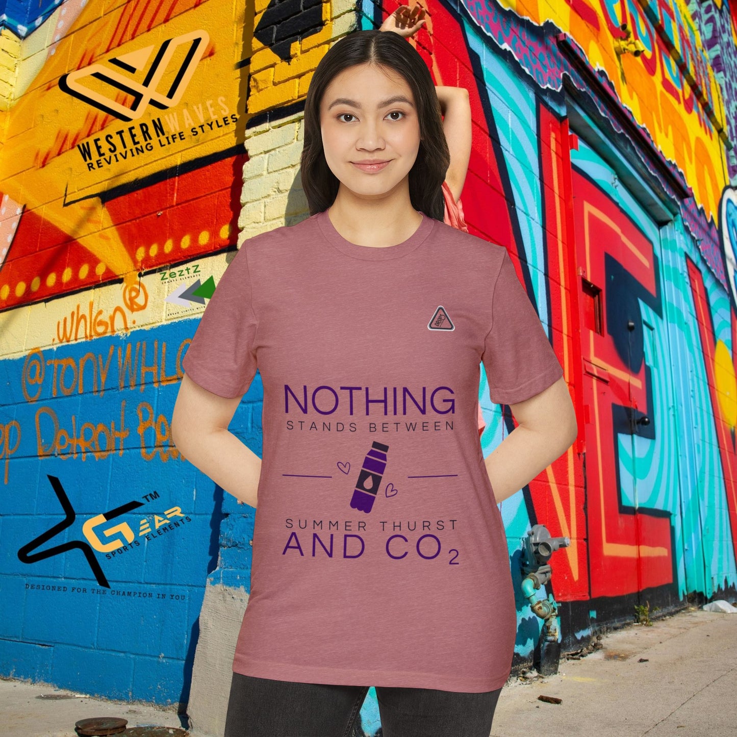 Eco-Friendly Unisex T-Shirt_ N7* Series ECOFUSTS PT2WW001_ Limited Edition Eco-Friendly T-Shirt by WesternWaves: