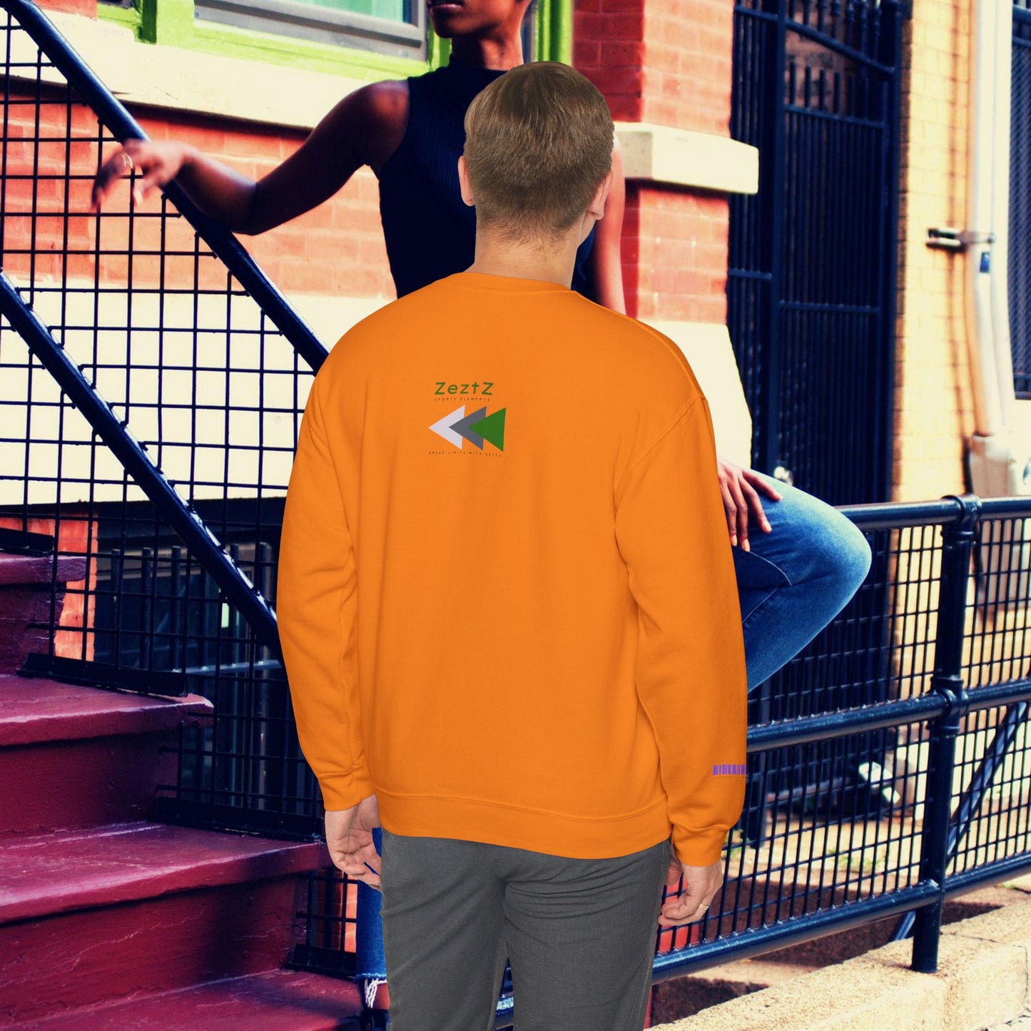 Unisex Heavy Blend™ Crewneck Sweatshirt_ N2+ Sports Series UHBCSS PT2WW008_ Limited Edition ‘Zeztz’ Brand Sports Elements by WesternWaves: