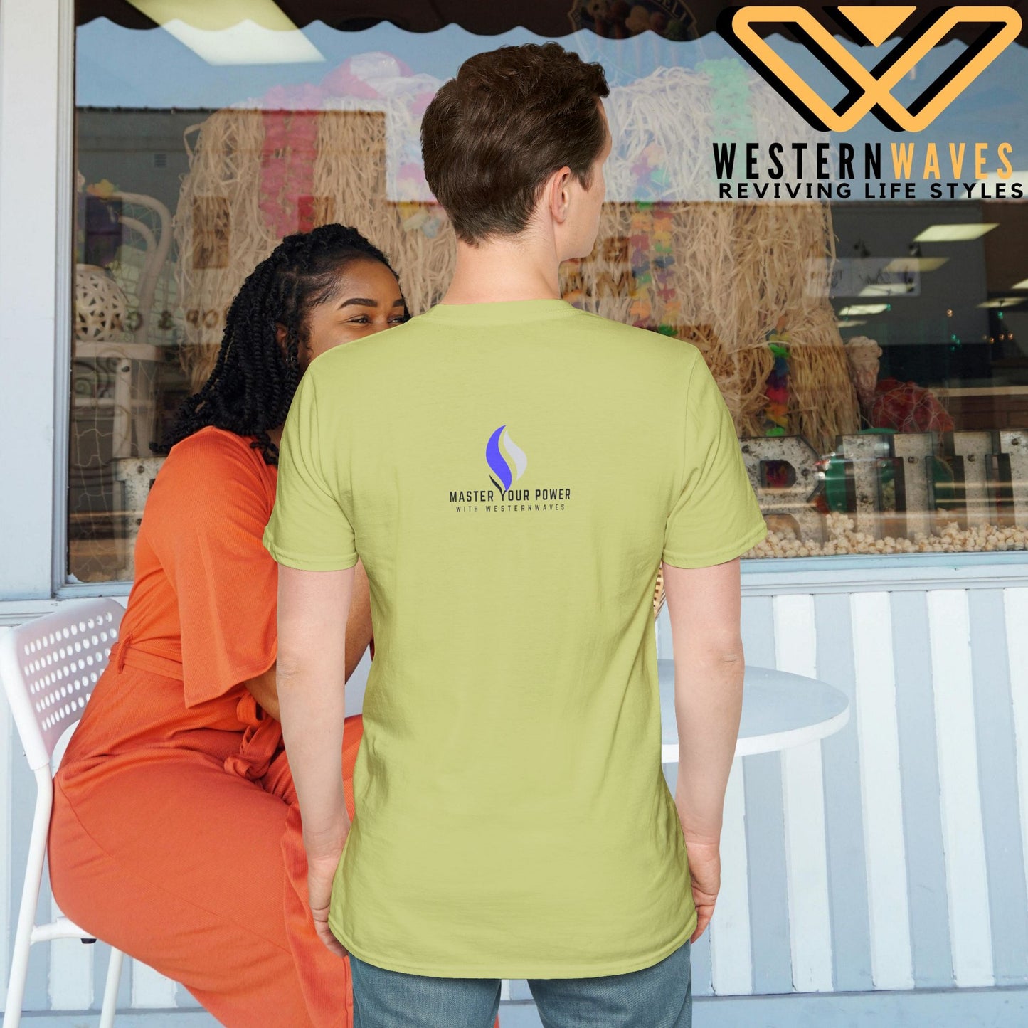 Unisex Softstyle T-Shirt_ N2+ Series USSTS FT2WW003_ Redefines Relaxation Limited Edition by WesternWaves:
