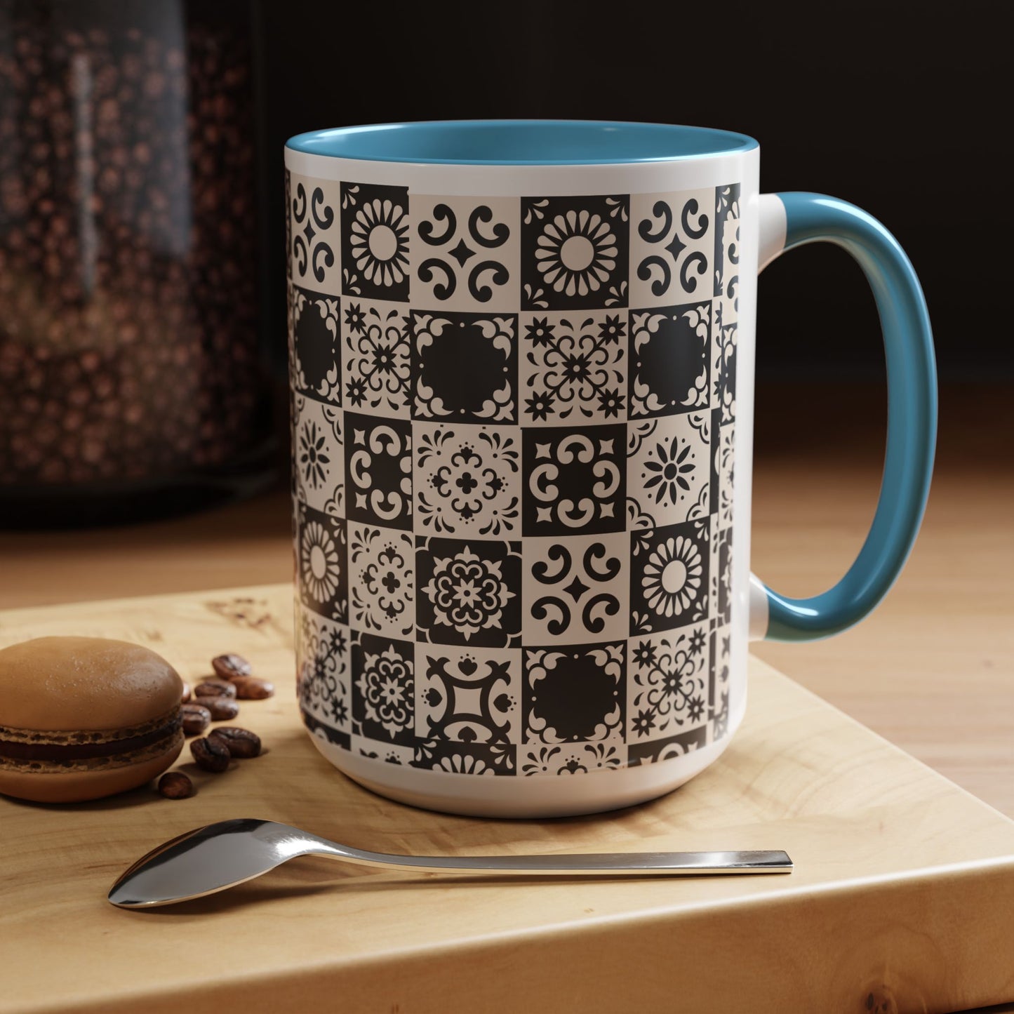 Accent Coffee Mug (11, 15oz)_ N+ Series ACMUG PT2WW004_ Limited Edition Mug by WesternWaves