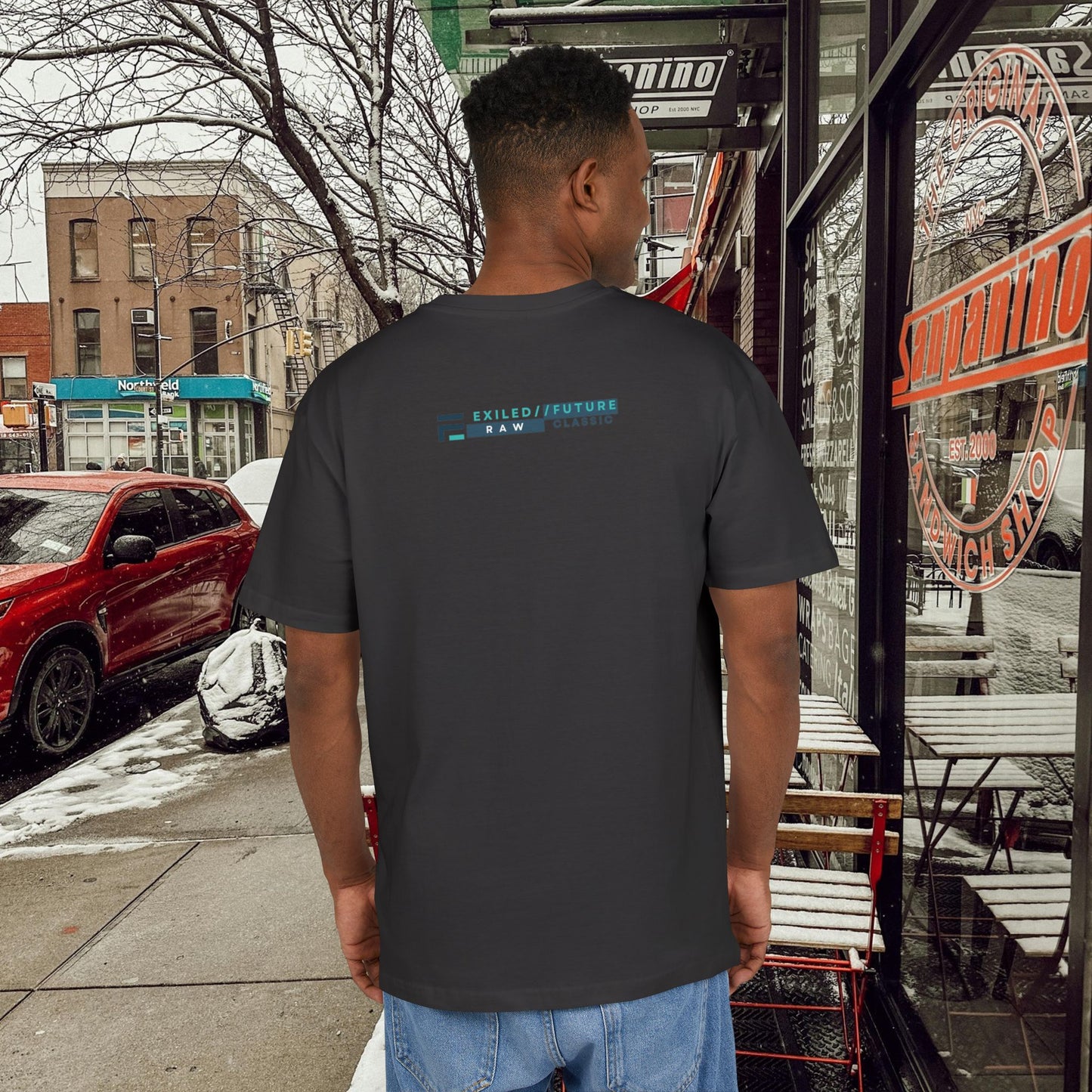 Unisex Heavy Oversize Tee_ Series N8 USHOSTEE PT2WW001_ Limited Edition Retro Casual Streetwear by WesternWaves: