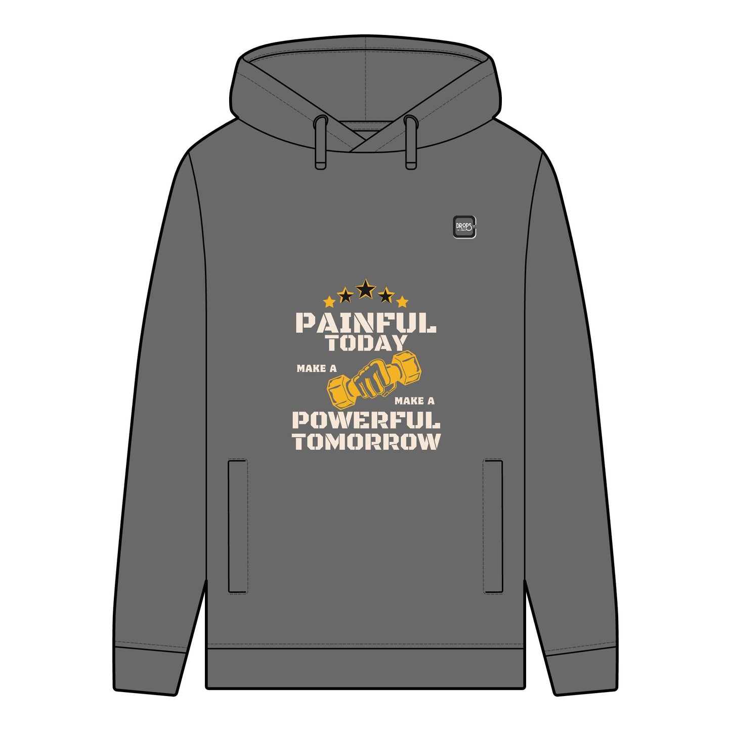 Men's Organic Hoodie_ N7+ Series MOHOODIE PT2WW001_ Limited Edition Powerful Tomorrow by WesternWaves: