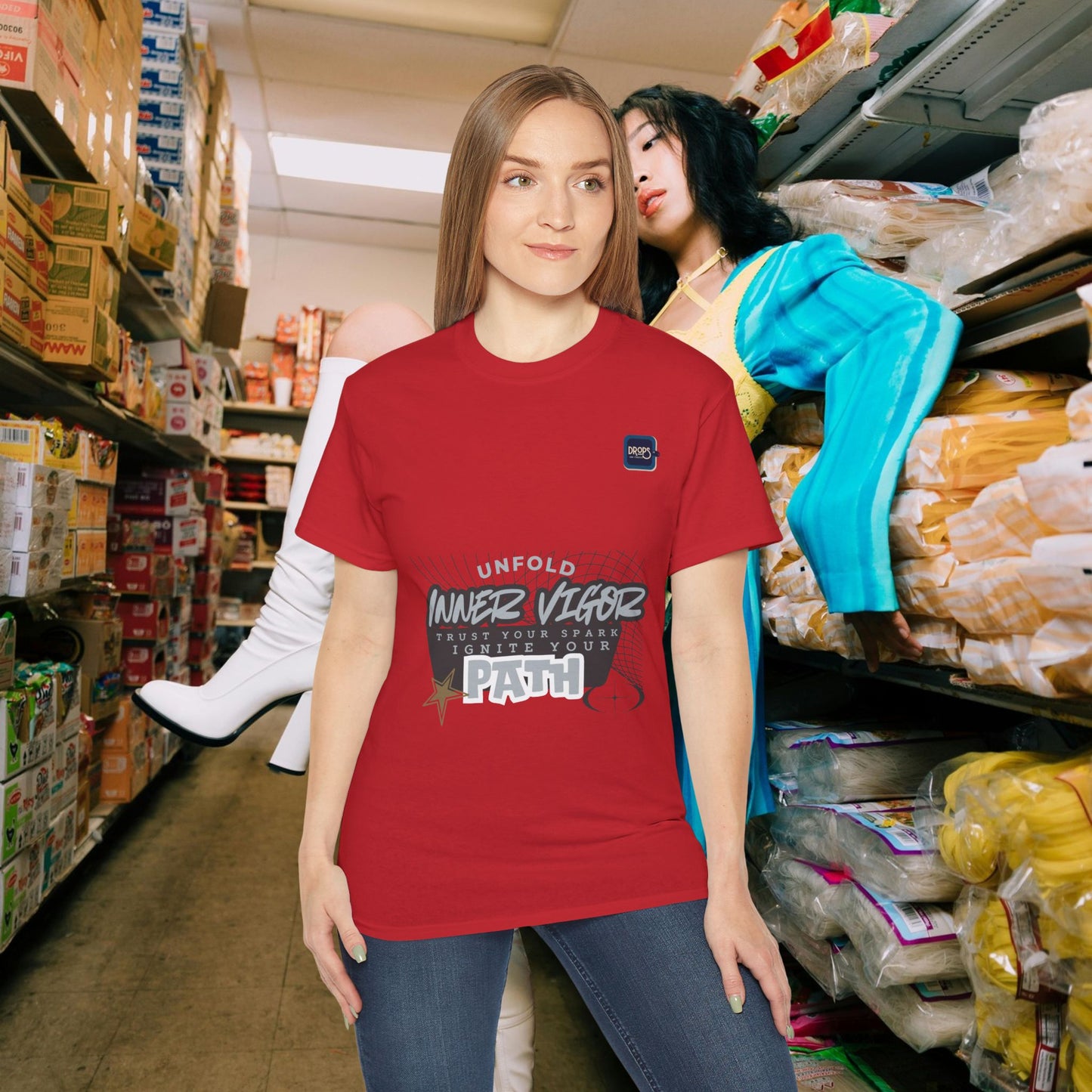 Inspirational Unisex Ultra Cotton Tee_ N6+ Series IPUSUCTEE PT2WW001_ Limited Edition by WesternWaves:
