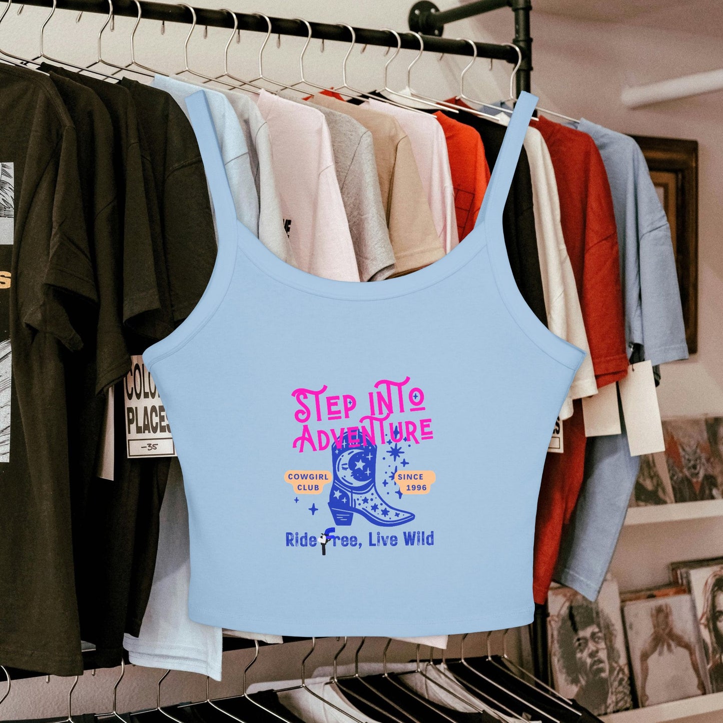 Tank Top for Women _Ethically Made Cotton Blend Fabric XS-2XL_N2+ Series SPW TT4W PT2WW001_ Limited Edition Comfort & Style by WesternWaves:.