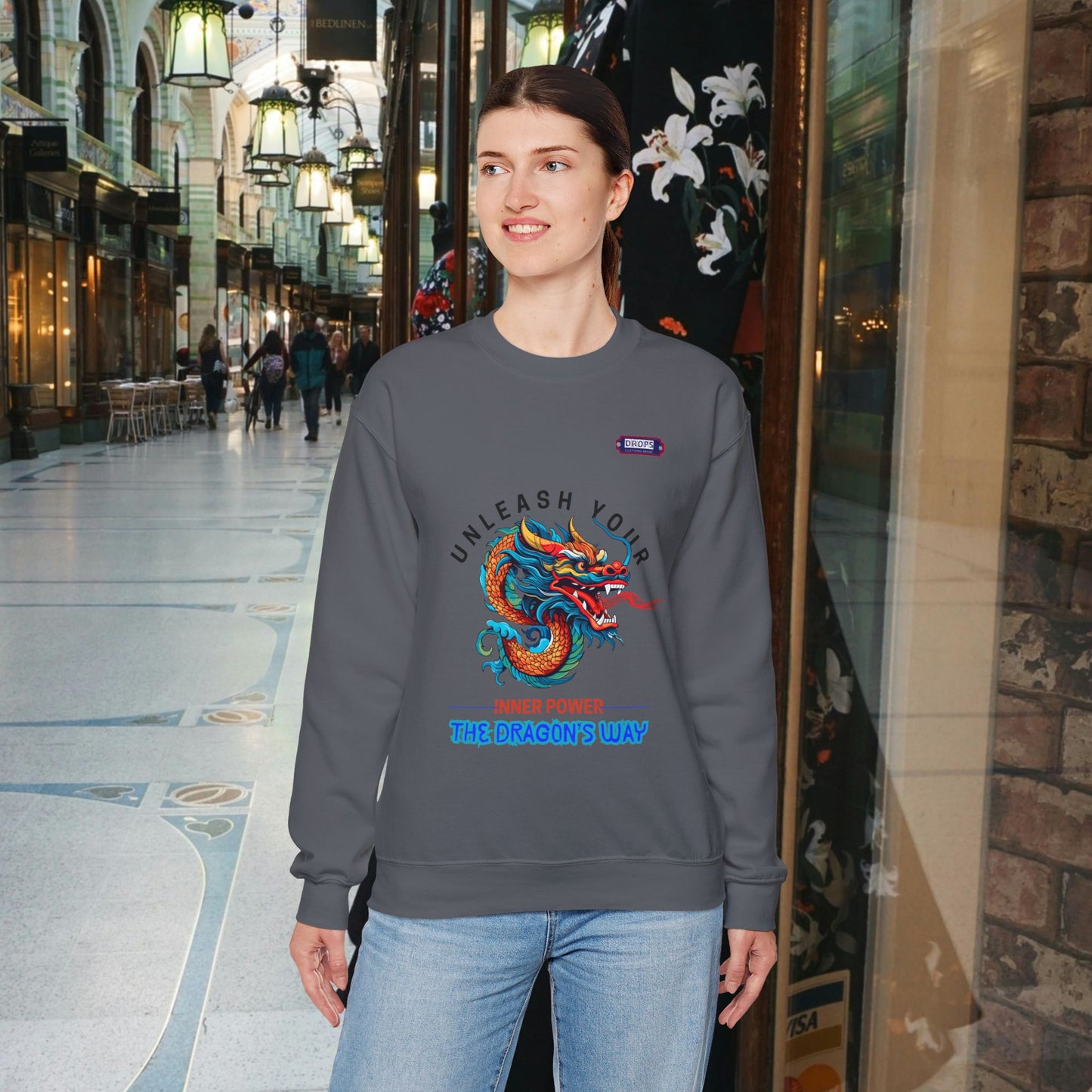 Unisex Heavy Blend™ Crewneck Sweatshirt_ N2 Series UHBCSS PT2WW007_ Limited Edition Pure Luxury for Every Occasion by WesternWaves:
