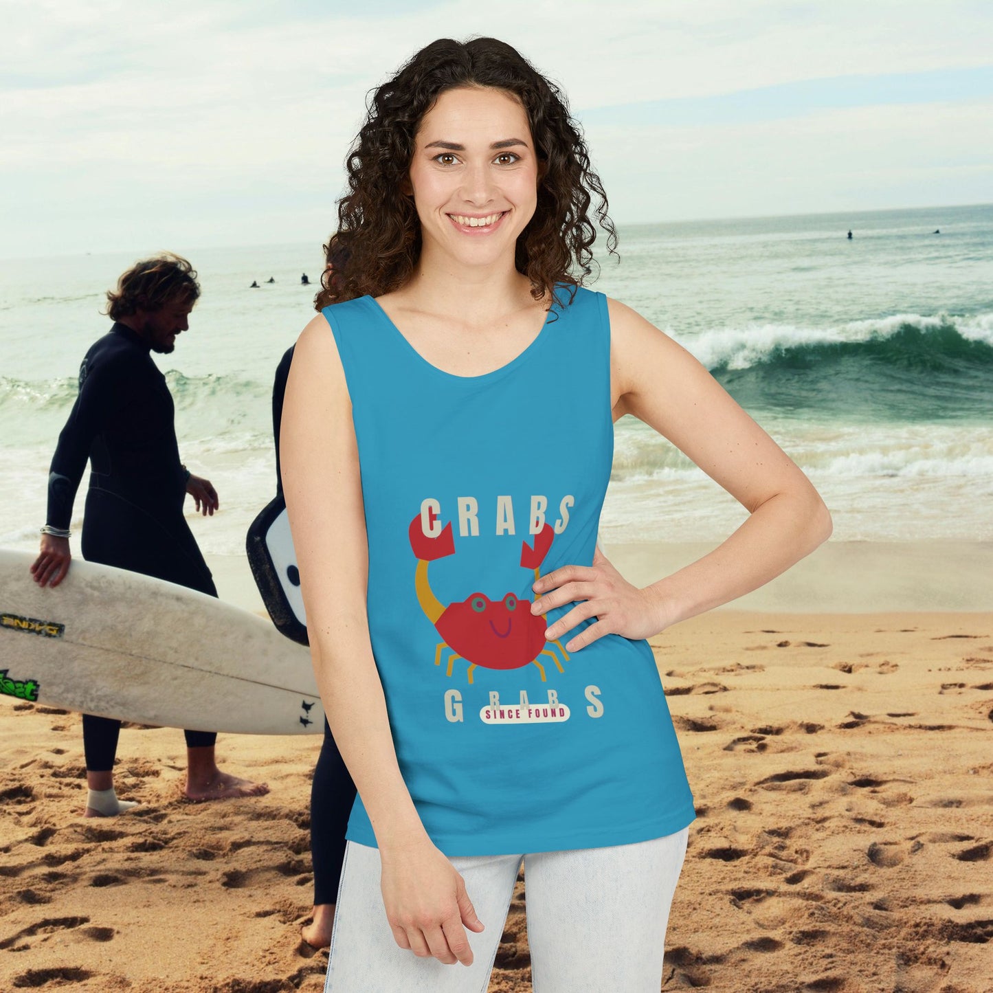 Unisex Garment-Dyed Tank Top_ N2+ Series USGDTT PT2WW012_ Limited Edition Comfort & Style by WesternWaves: