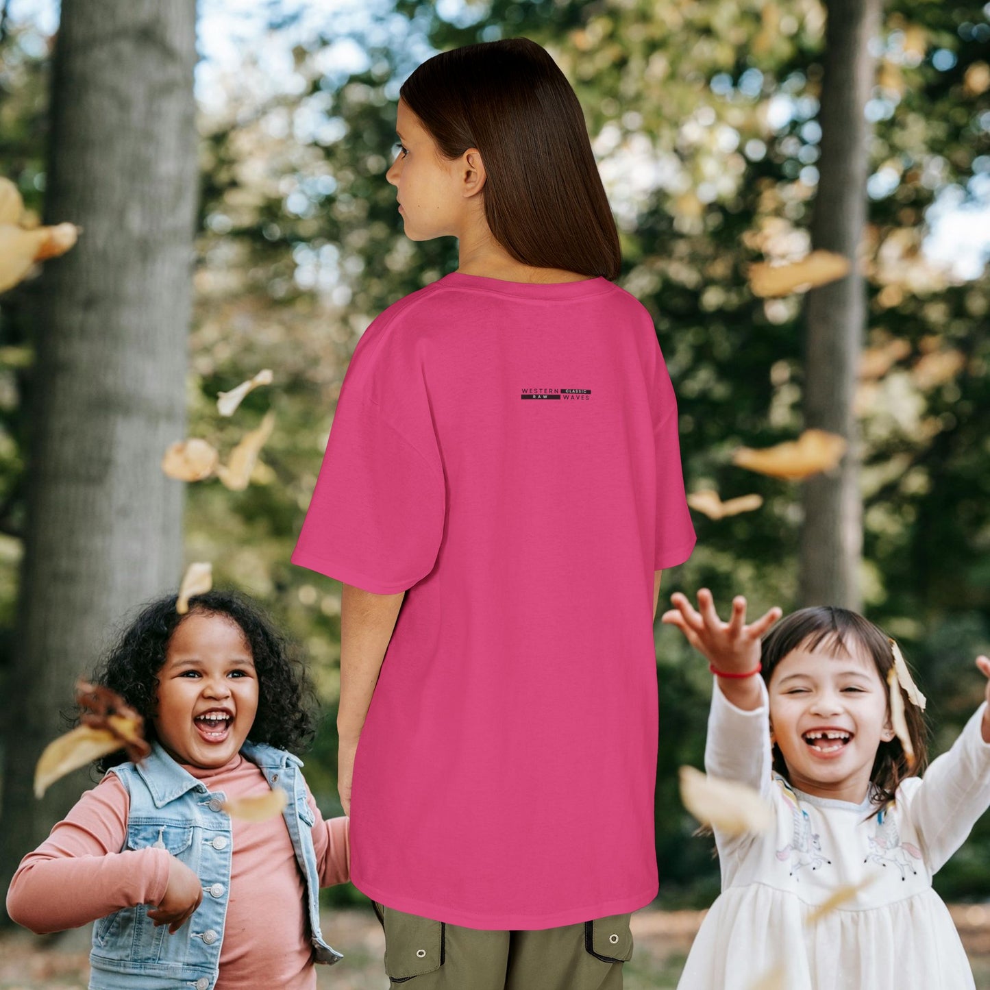 Kids Heavy Cotton™ Tee_ N3+ Series KHCT PT2WW001_ Limited Edition Durable Comfort for Every Adventure by WesternWaves: