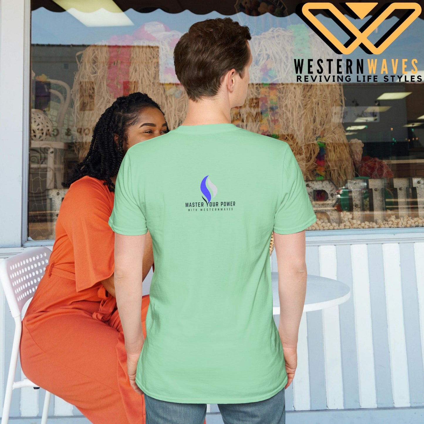 Unisex Softstyle T-Shirt_ N2+ Series USSTS FT2WW003_ Redefines Relaxation Limited Edition by WesternWaves:
