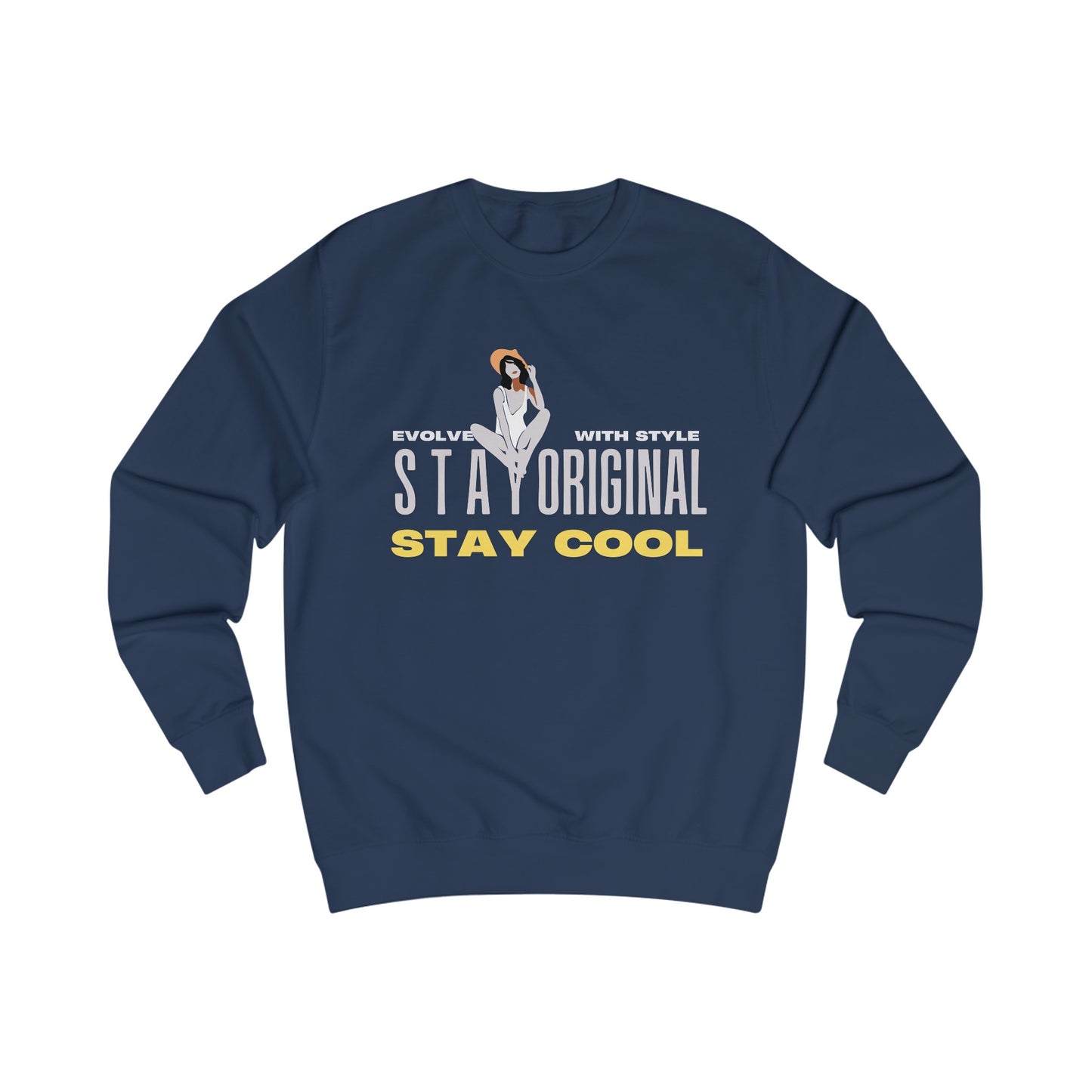 Unisex Sweatshirt_ N+ Series USS PT2WW002_ WestenWawes Limited Edition Unisex Cotton-Poly Blend Sweatshirt by WesternWaves: